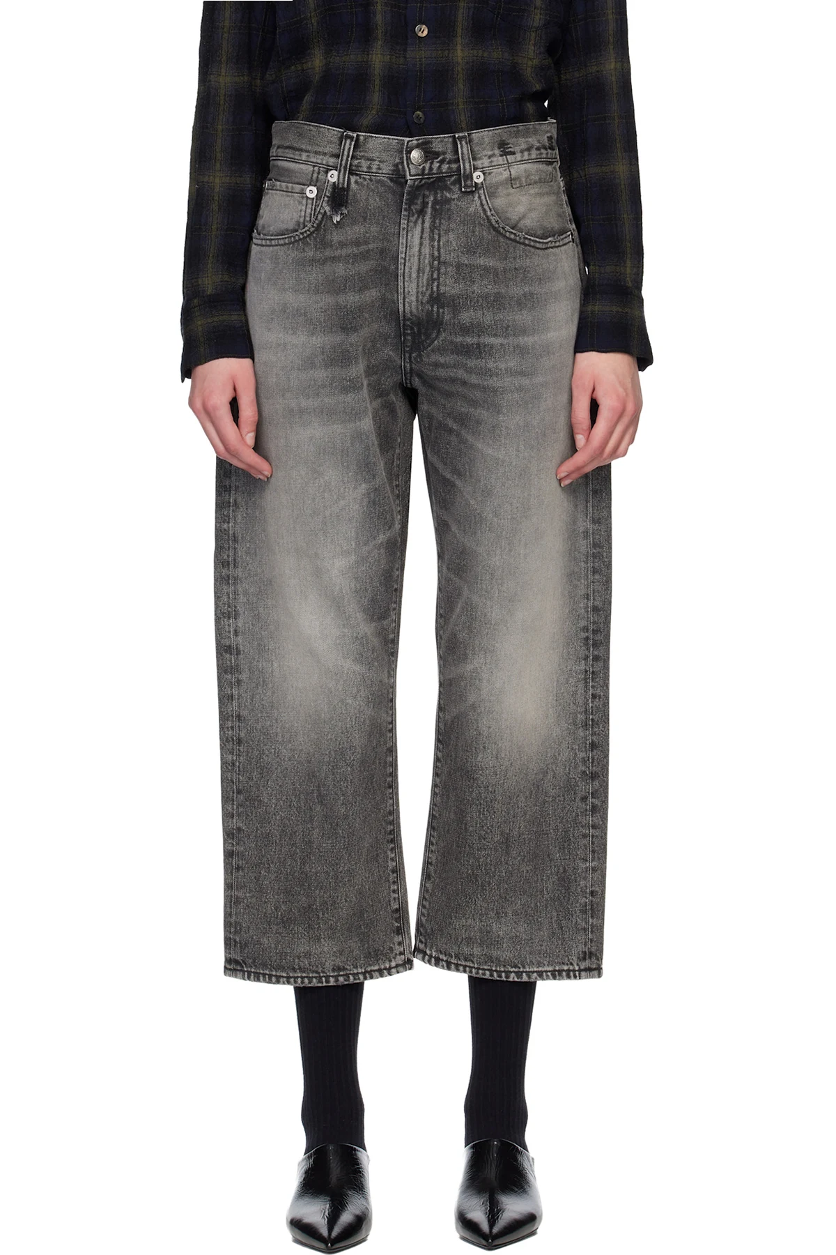 Gray X-Boyfriend Jeans