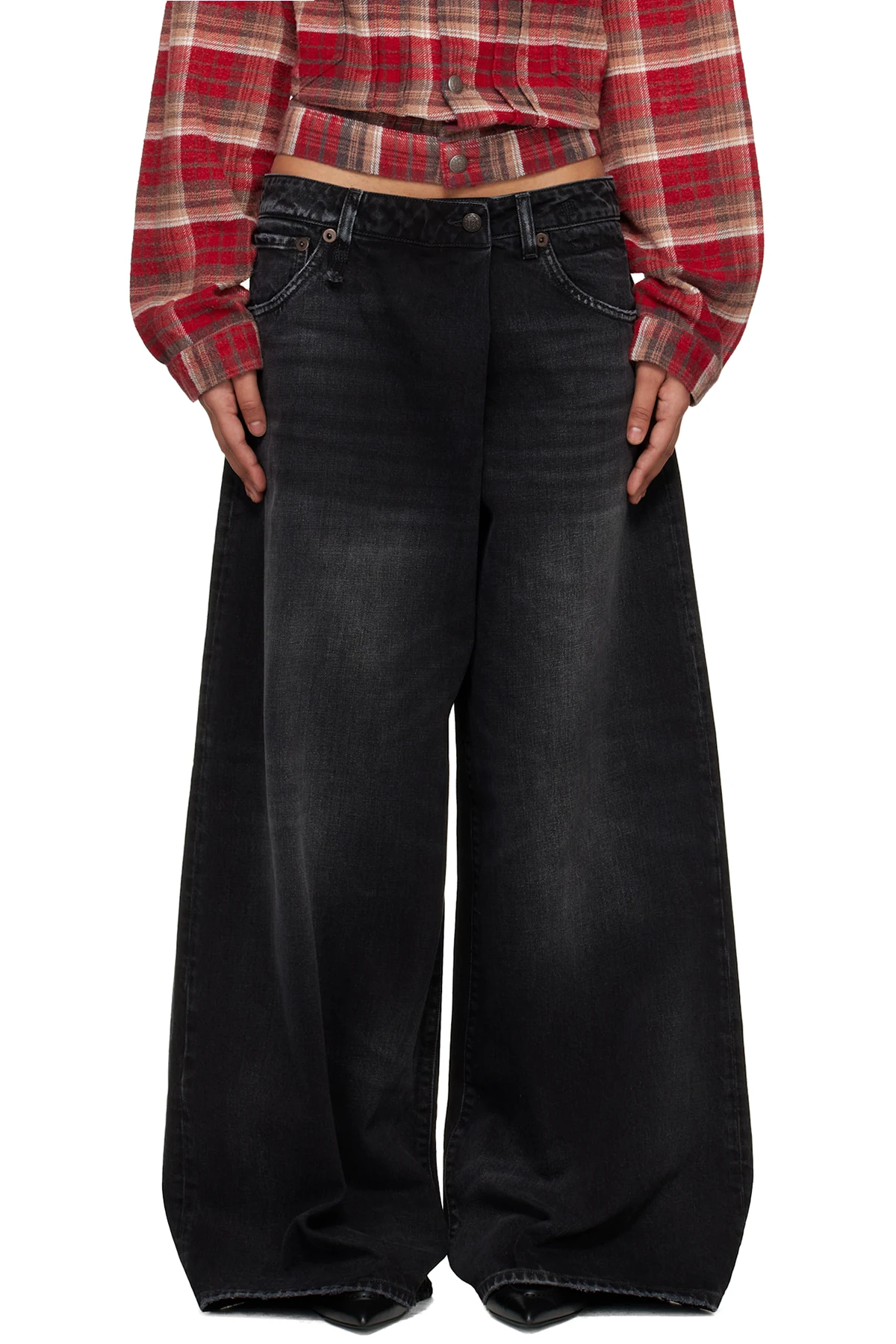 Black Nico Wrap Jeans