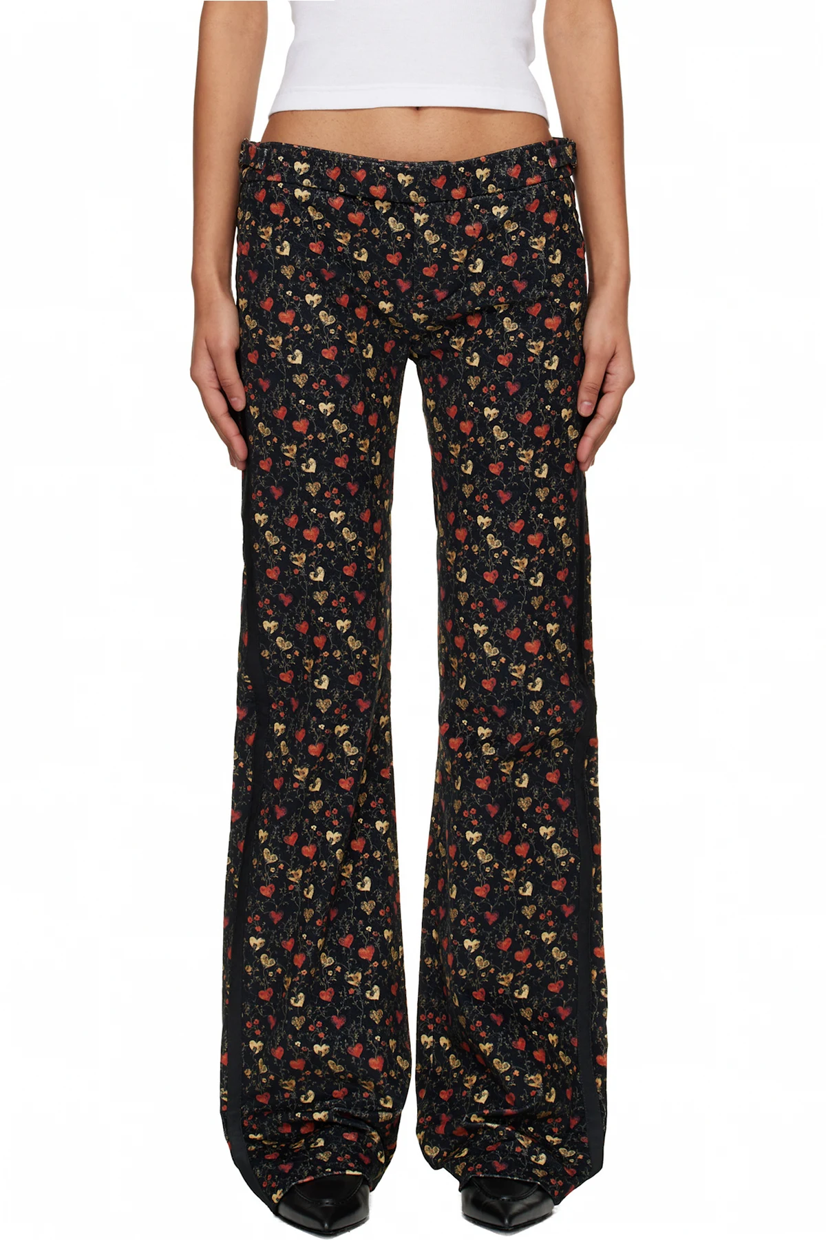 Navy Boy Flare Tuxedo Jeans