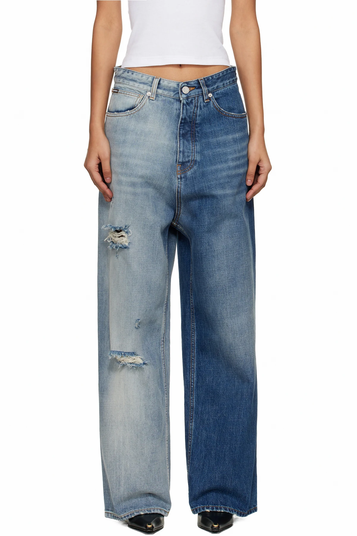 Blue Degrade Effect Jeans