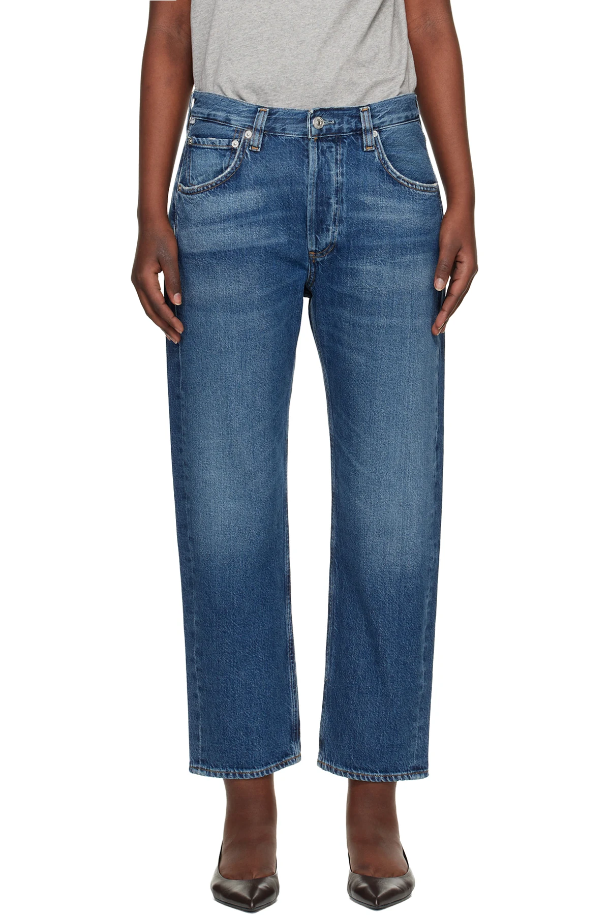 Blue Winslow Boyfriend Jeans