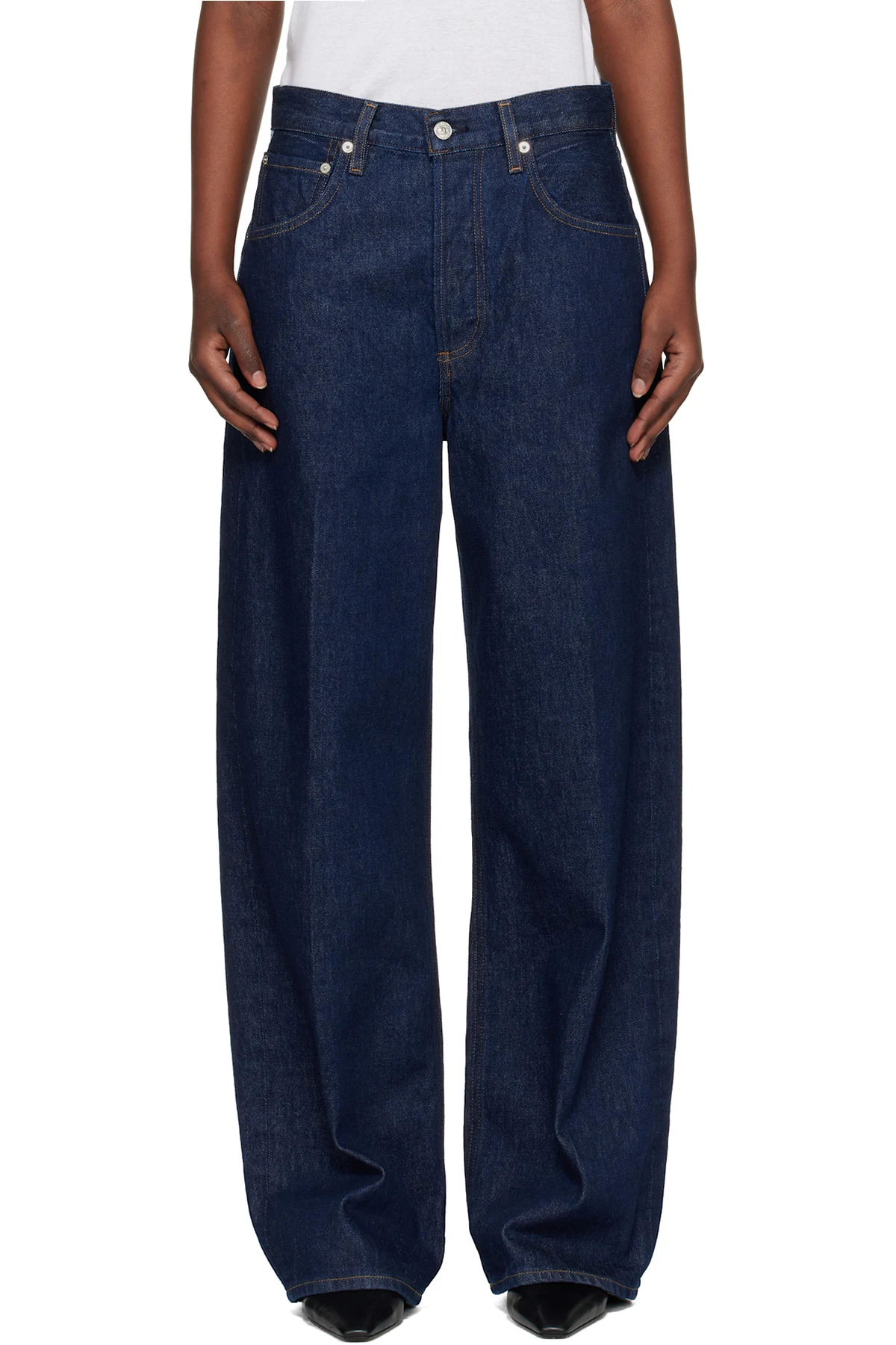 Navy Alya Baggy Jeans