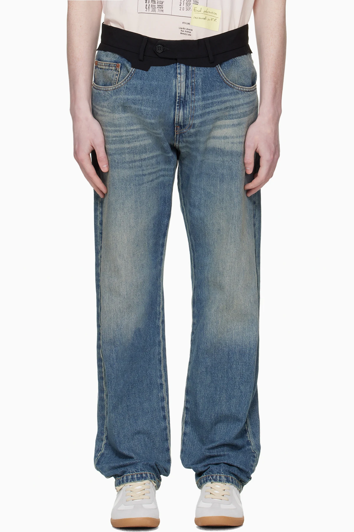 Blue Replaced Waist Jeans