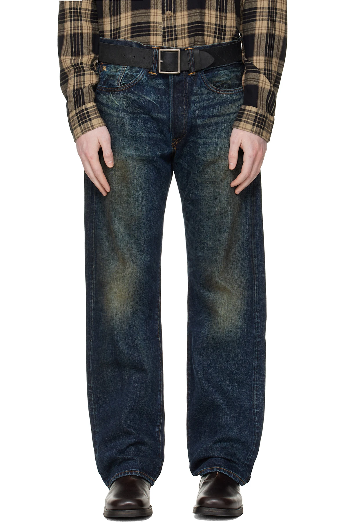 Blue Vintage 5-Pocket Givins Jeans