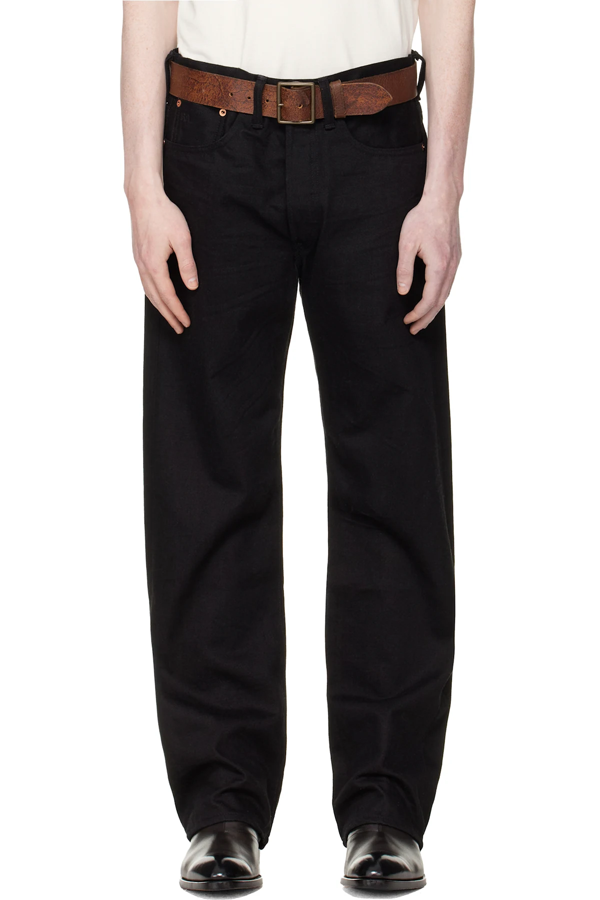 Black Vintage 5-Pocket Selvedge Jeans