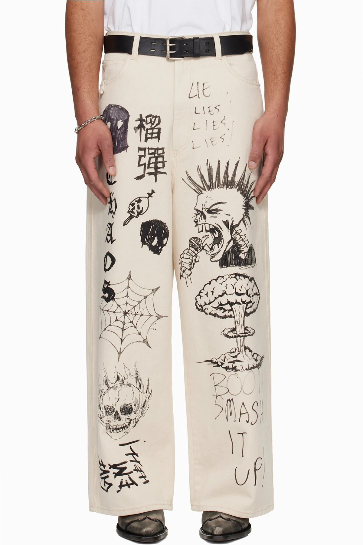 Off-White Blue Collar Jeans