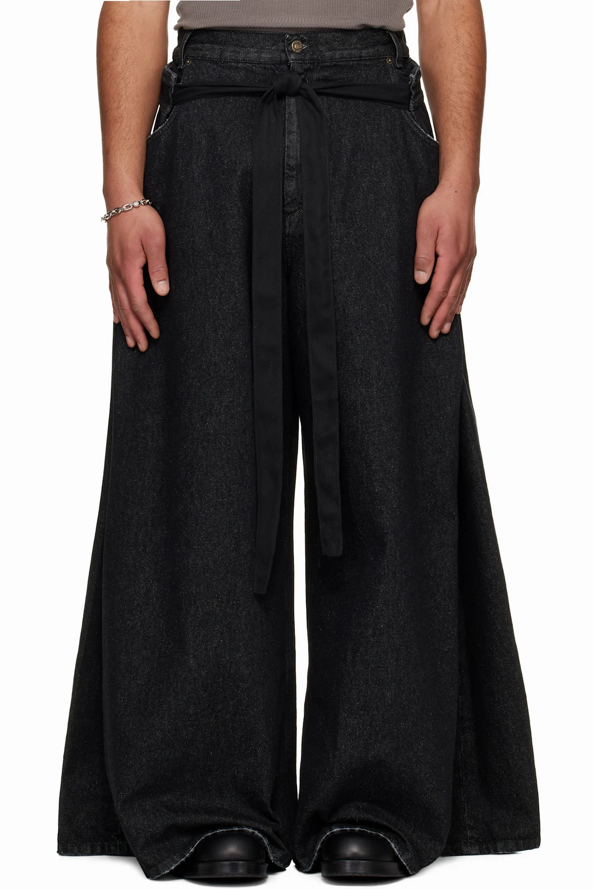 Black Tie Maxi Jeans