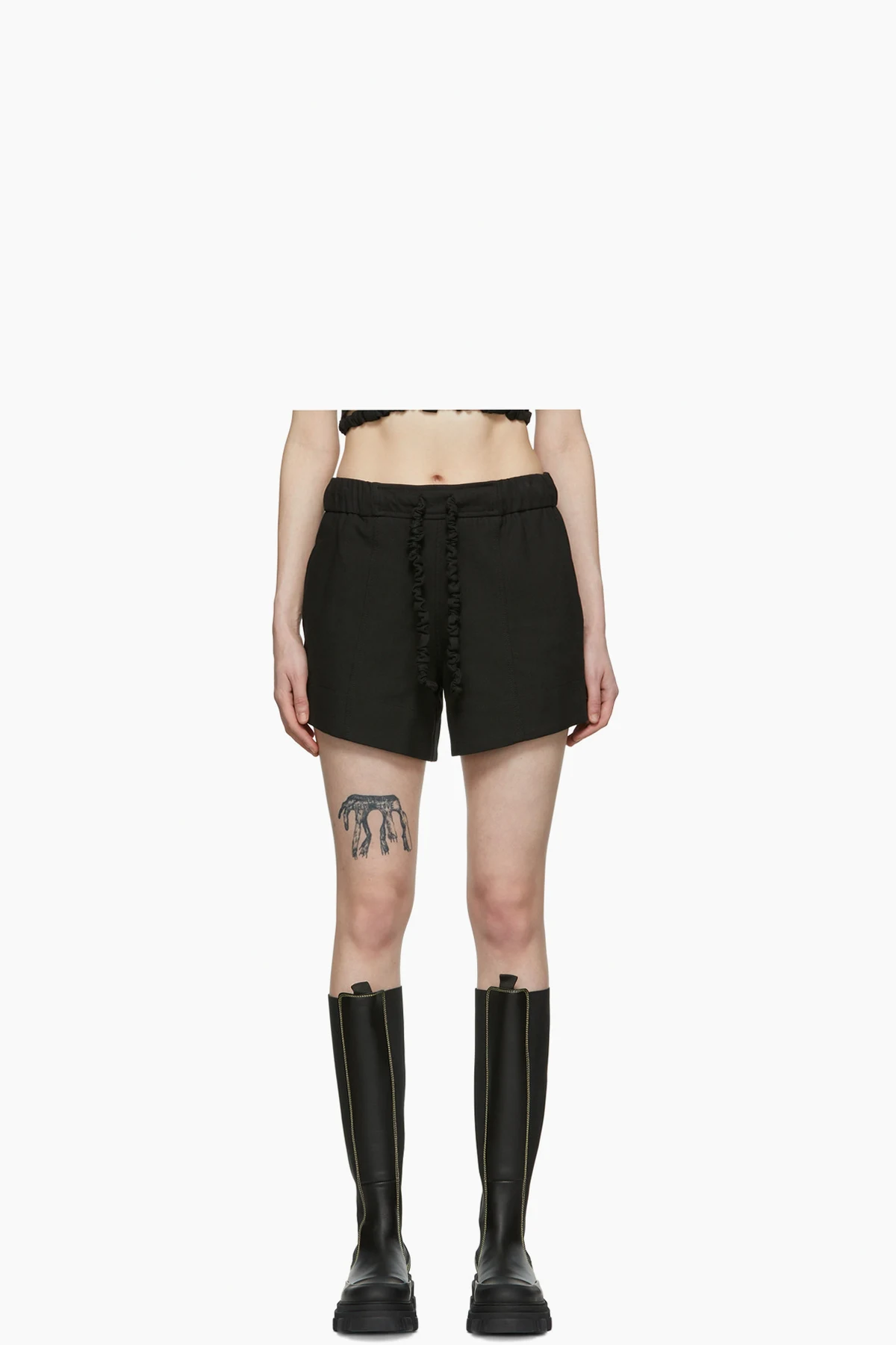 Black Organic Cotton Shorts