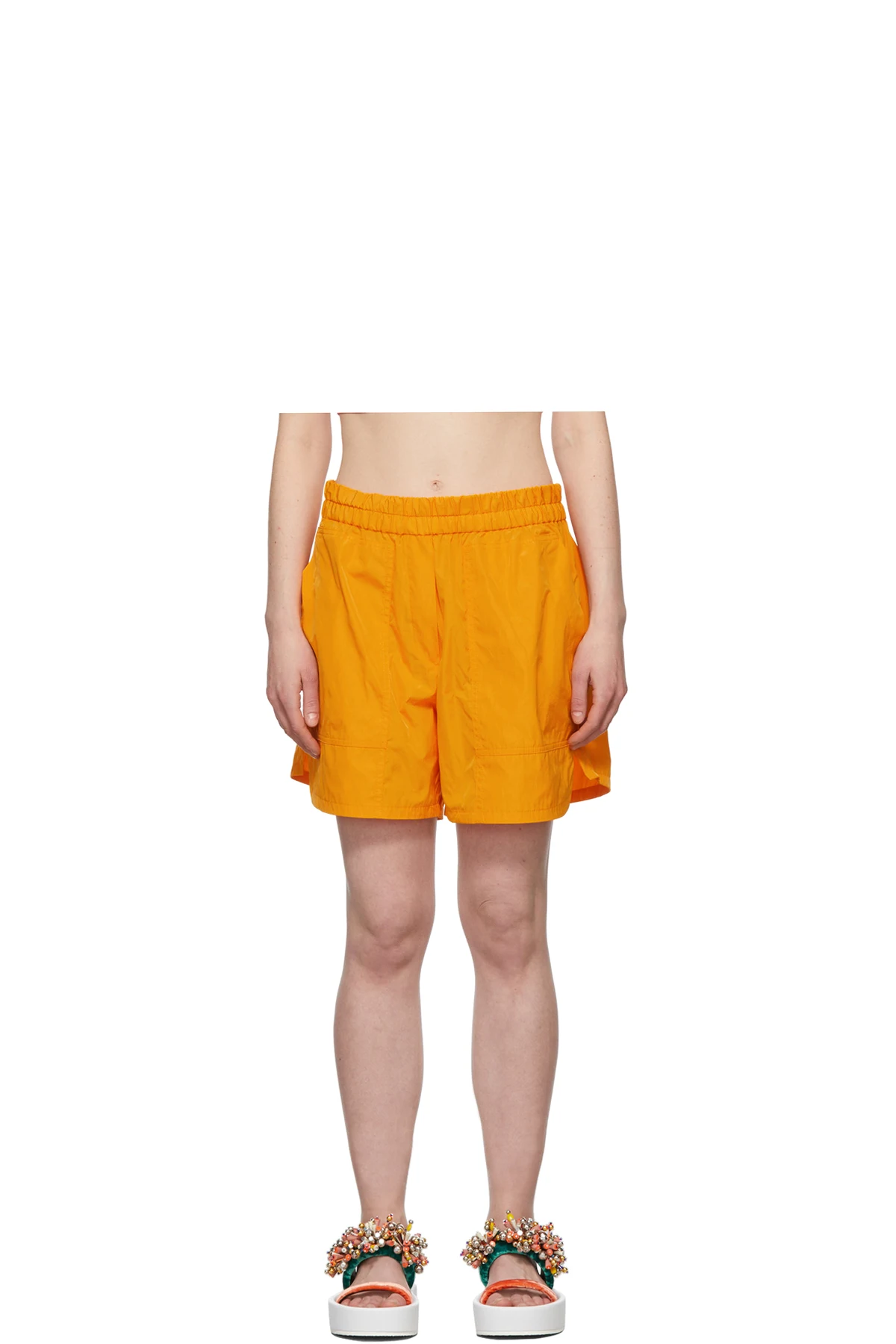 Orange Pool Shorts