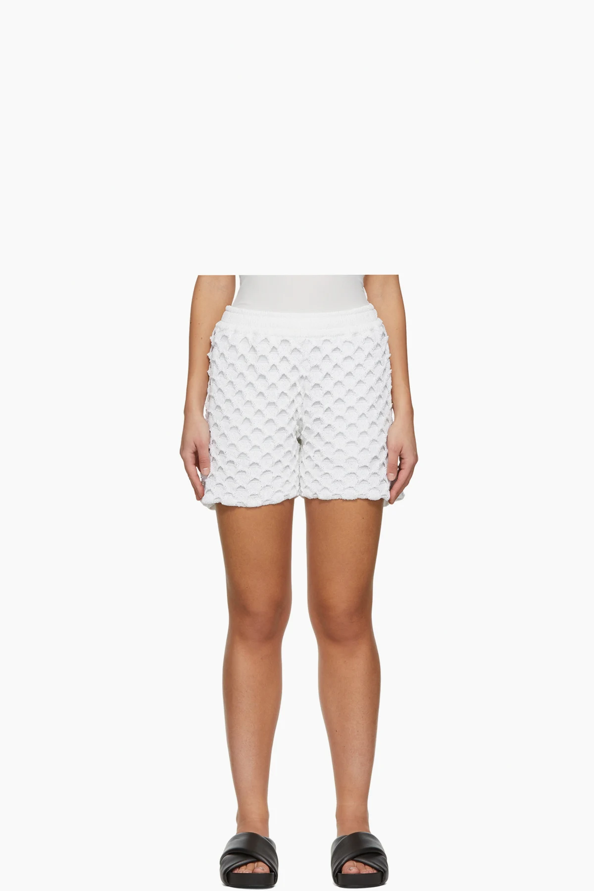 White Oriel Paper Shorts