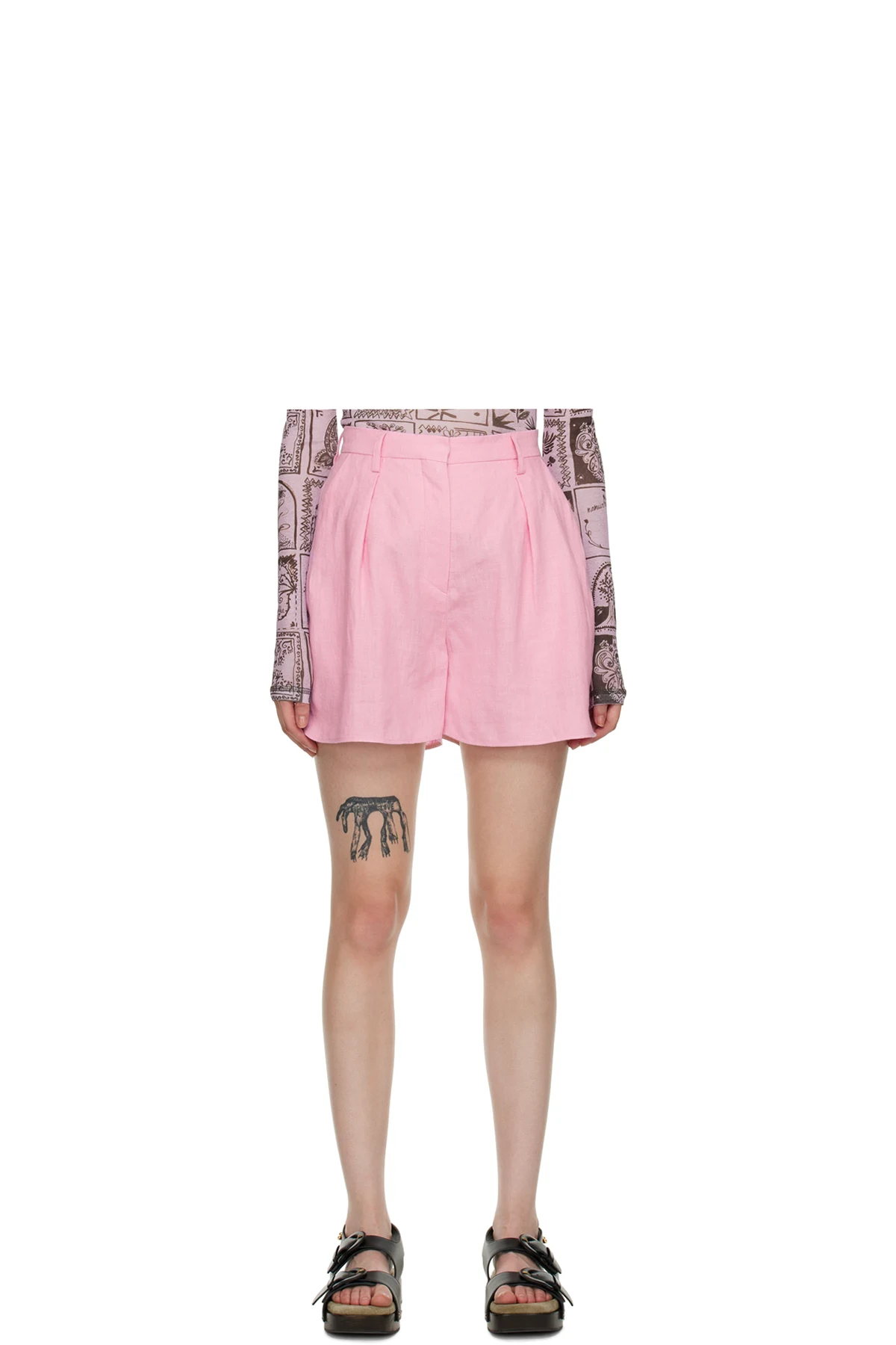 Pink Rima Shorts