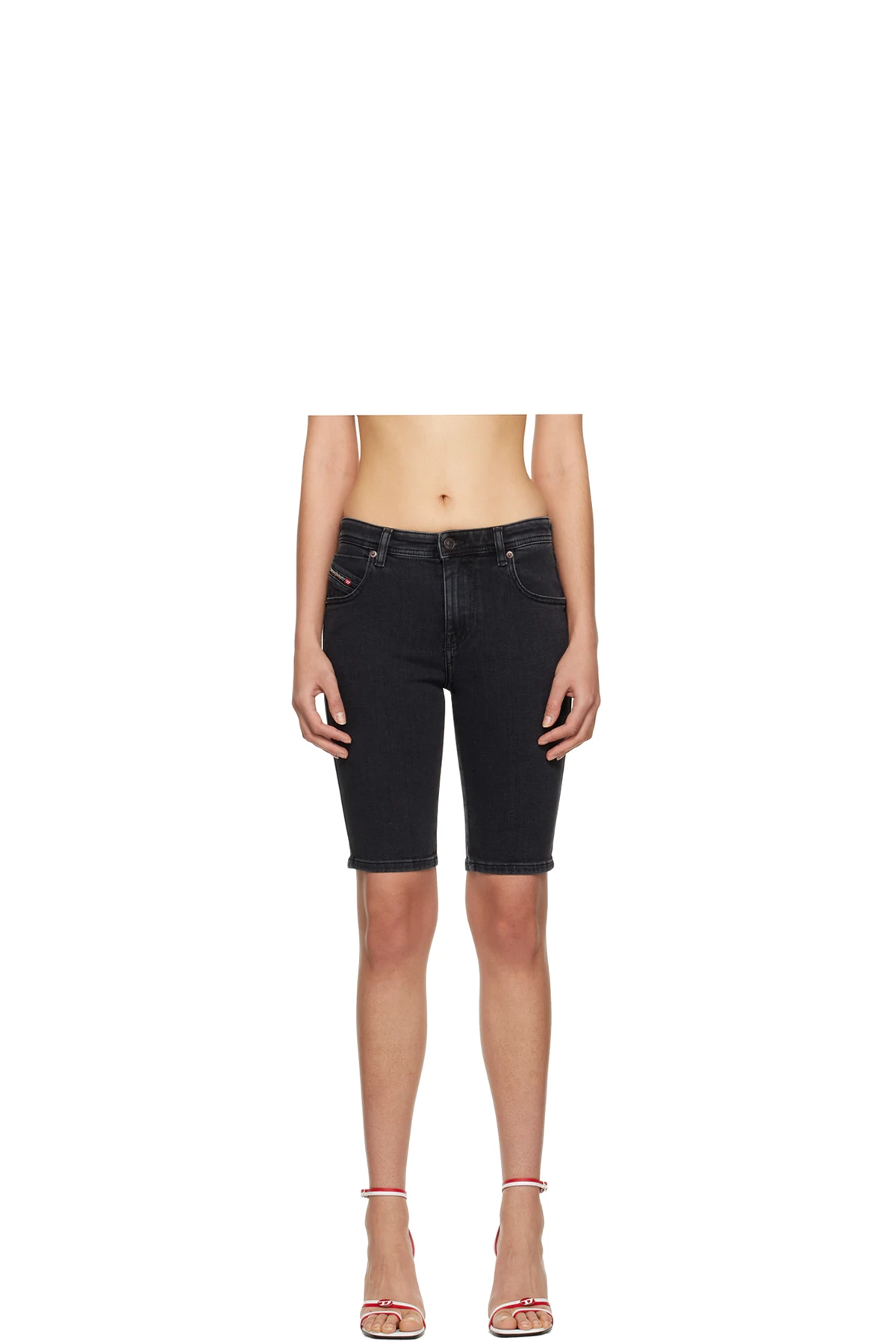 Black De-Ginny Shorts