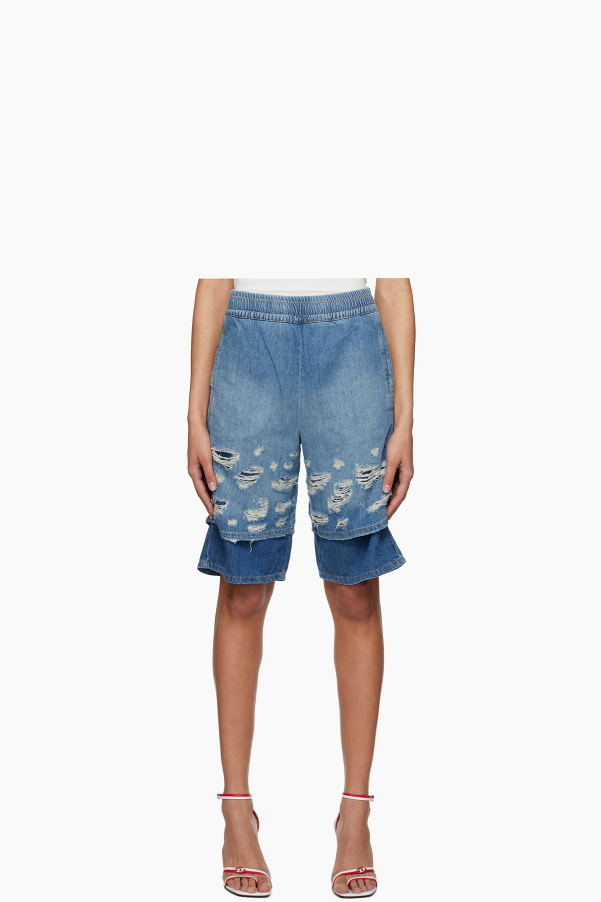 Blue D-Horty Shorts