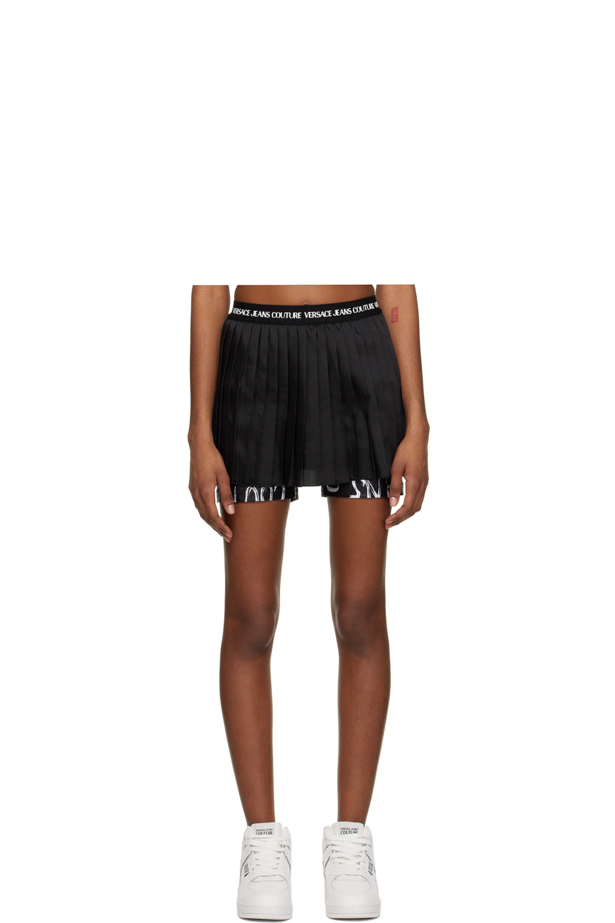 Black Pleated Skort