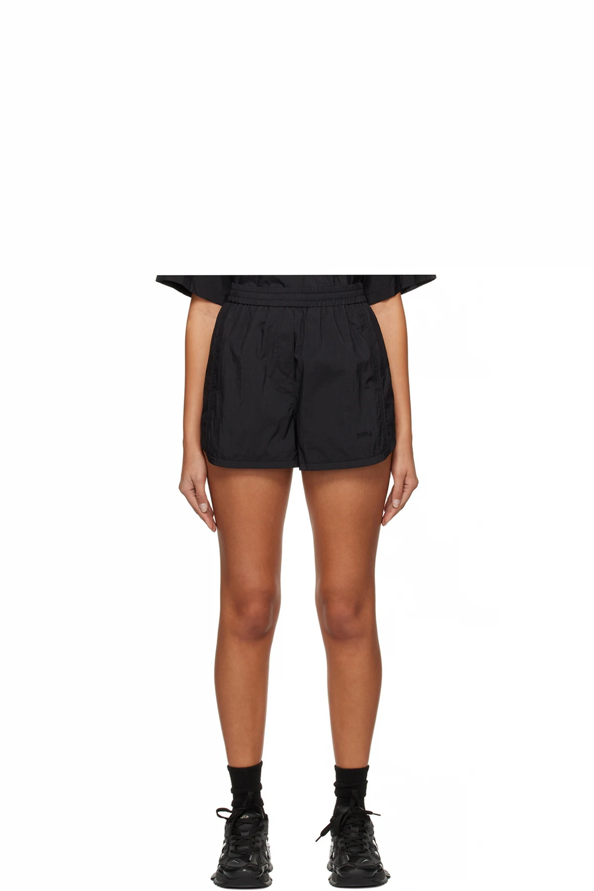 Black Drawstring Shorts