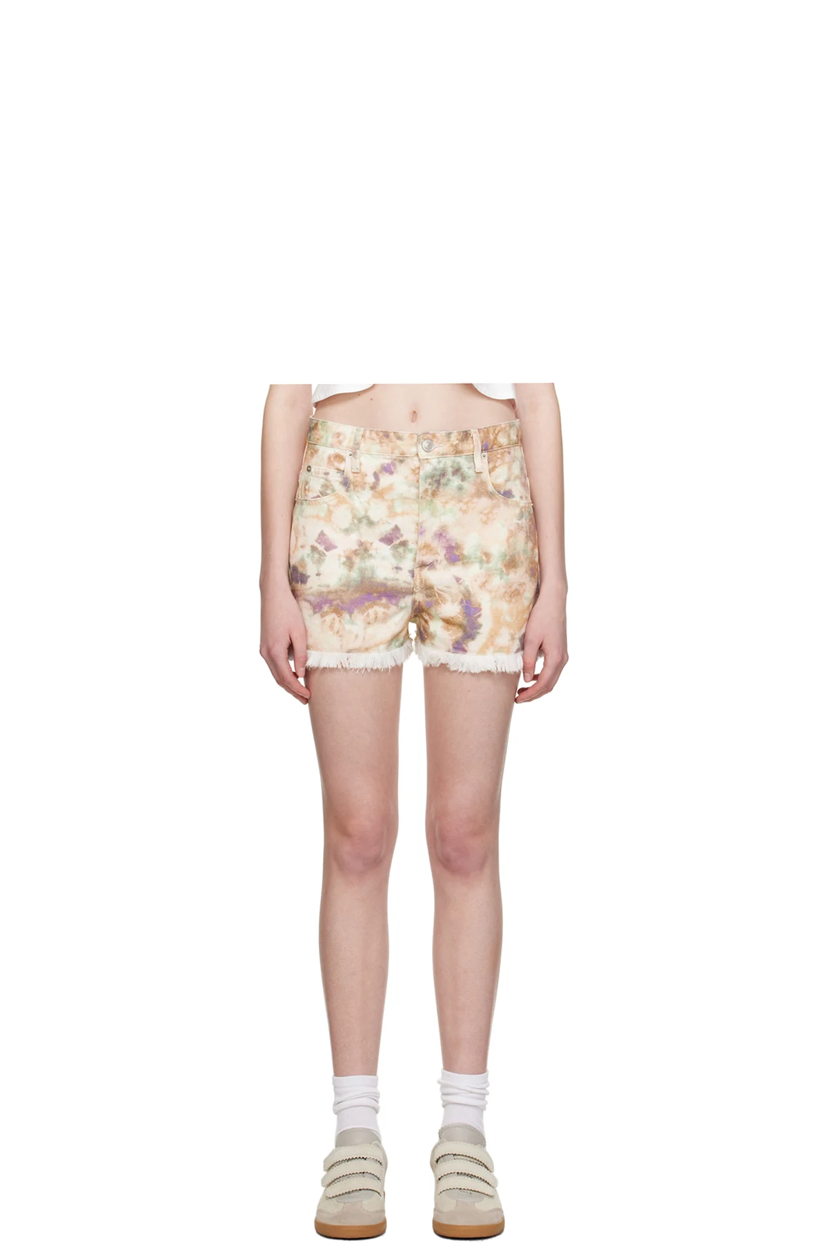 Multicolor Lesia Denim Shorts