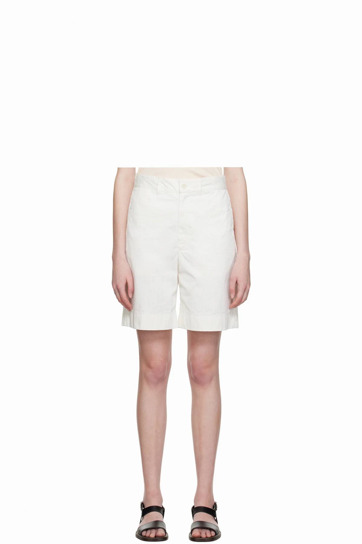 White Chino Shorts