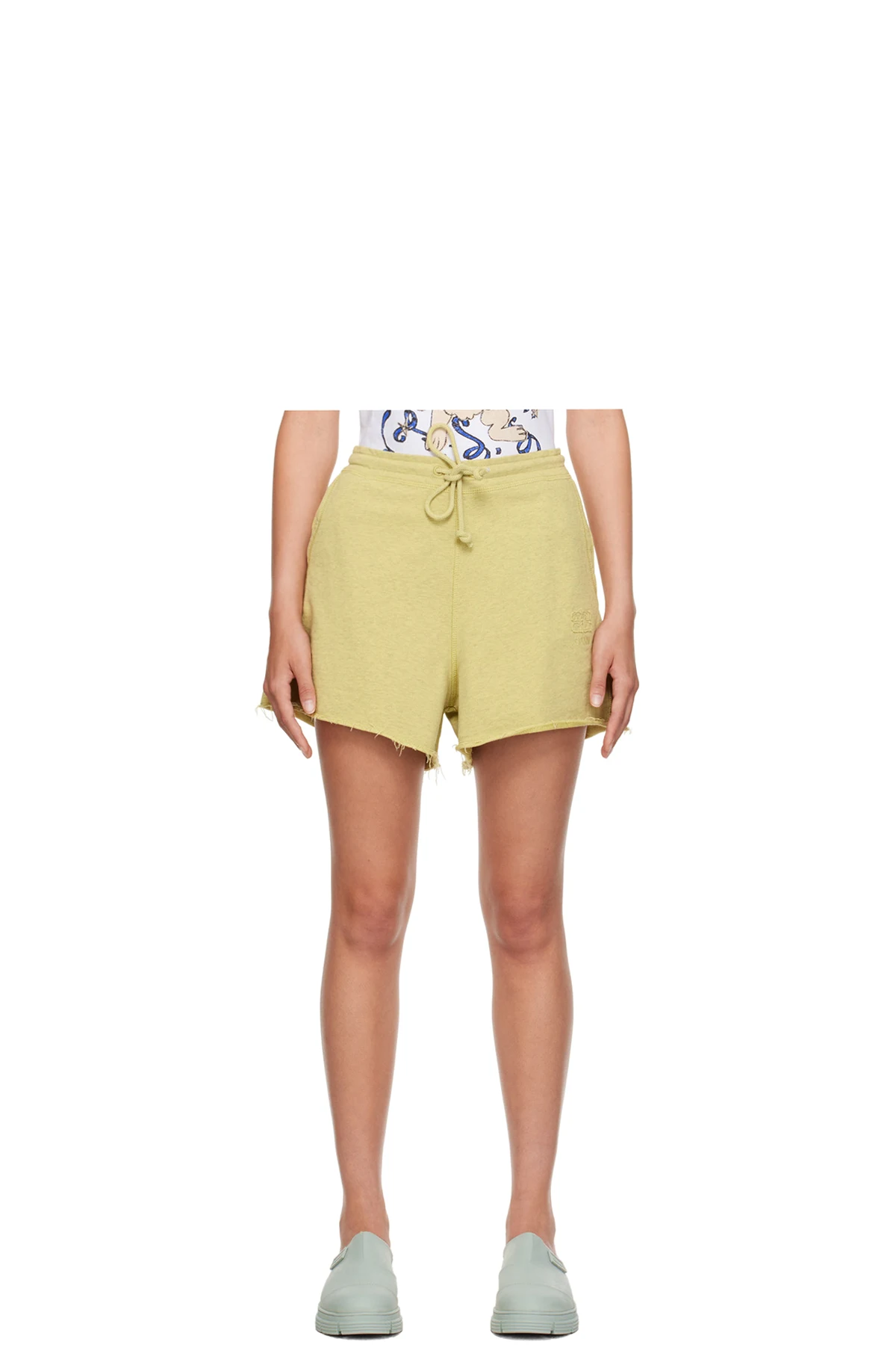 Green Drawstring Shorts