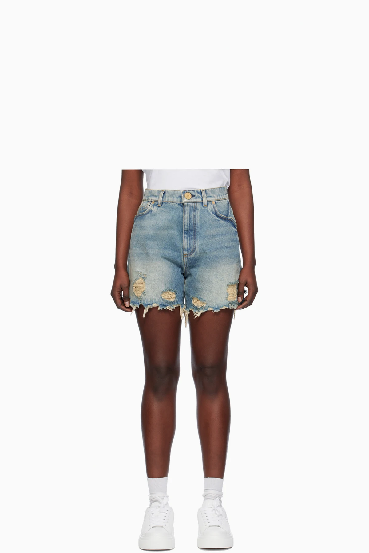Blue Vintage Denim Shorts