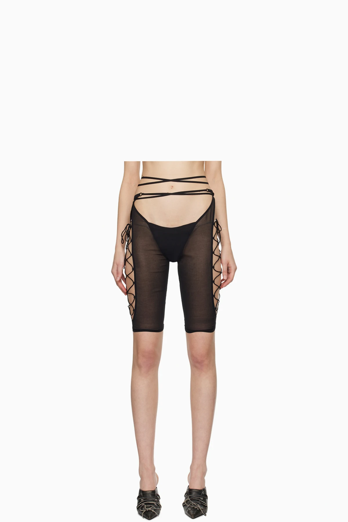 Black Glimmer Shorts