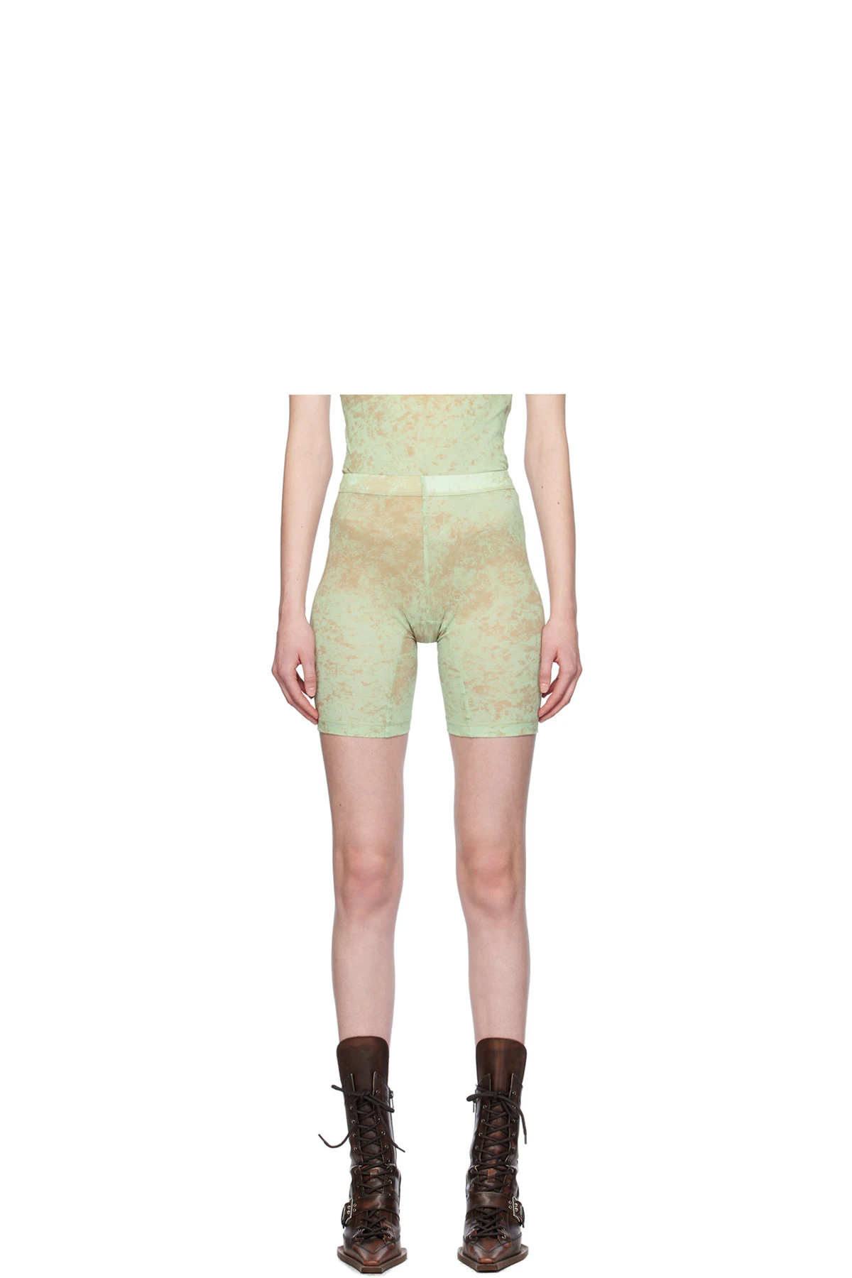 SSENSE Exclusive Green Turbo Shorts