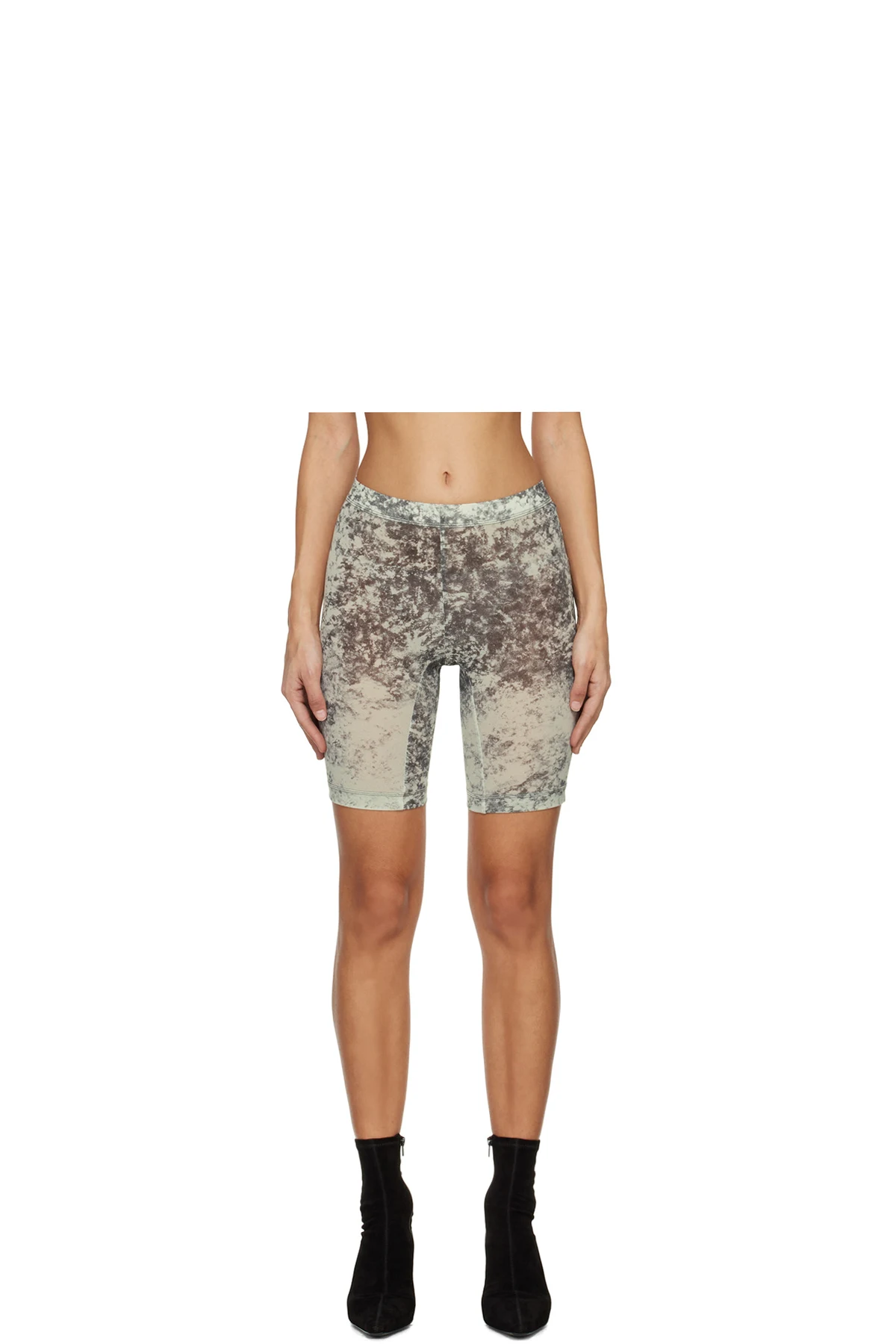 Gray & Black Turbo Shorts