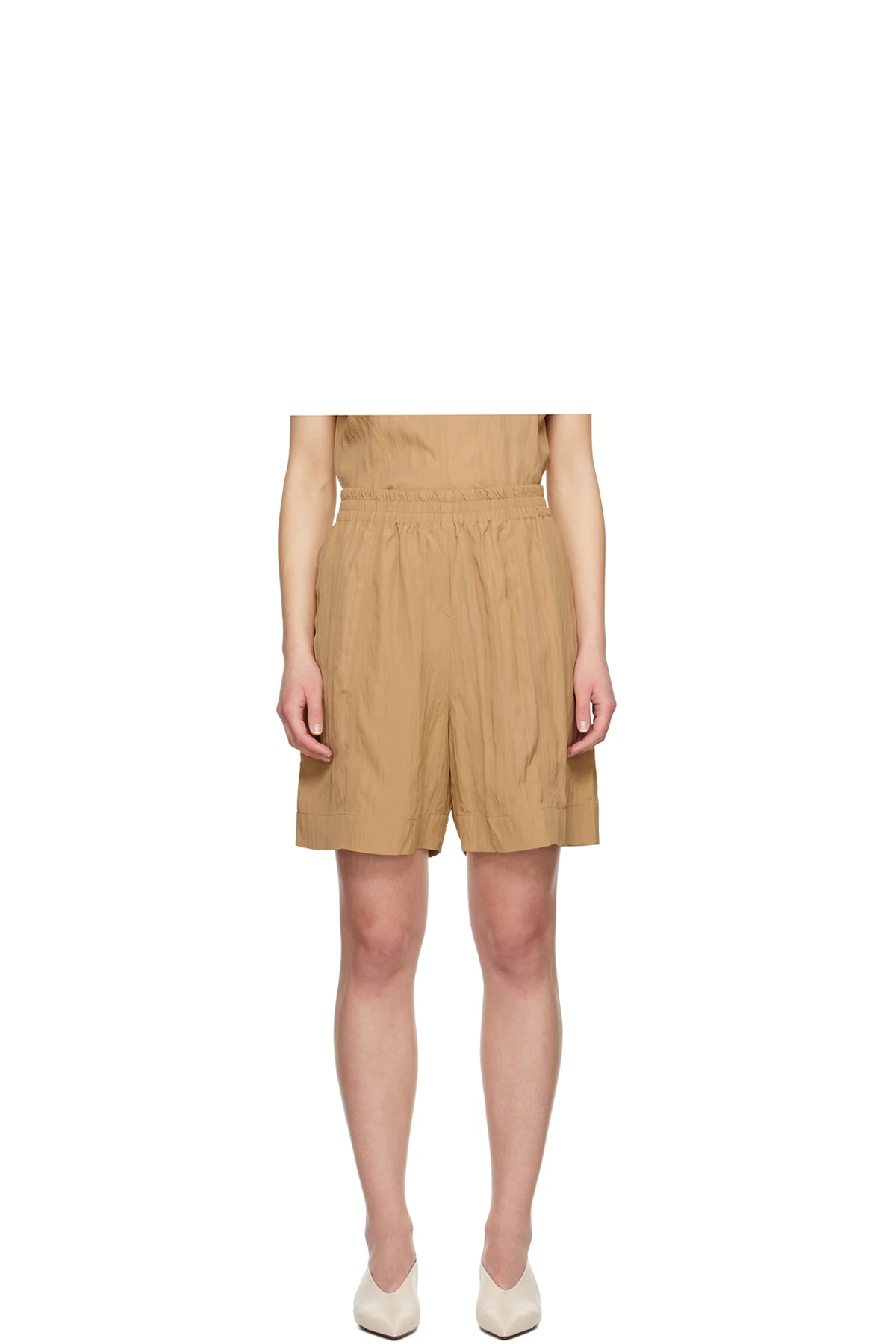 Beige Emery Shorts