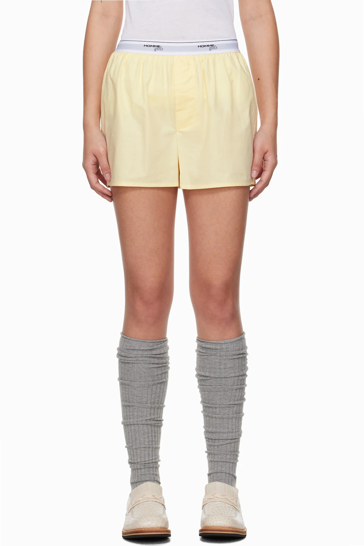 Yellow 70's Boxer Shorts