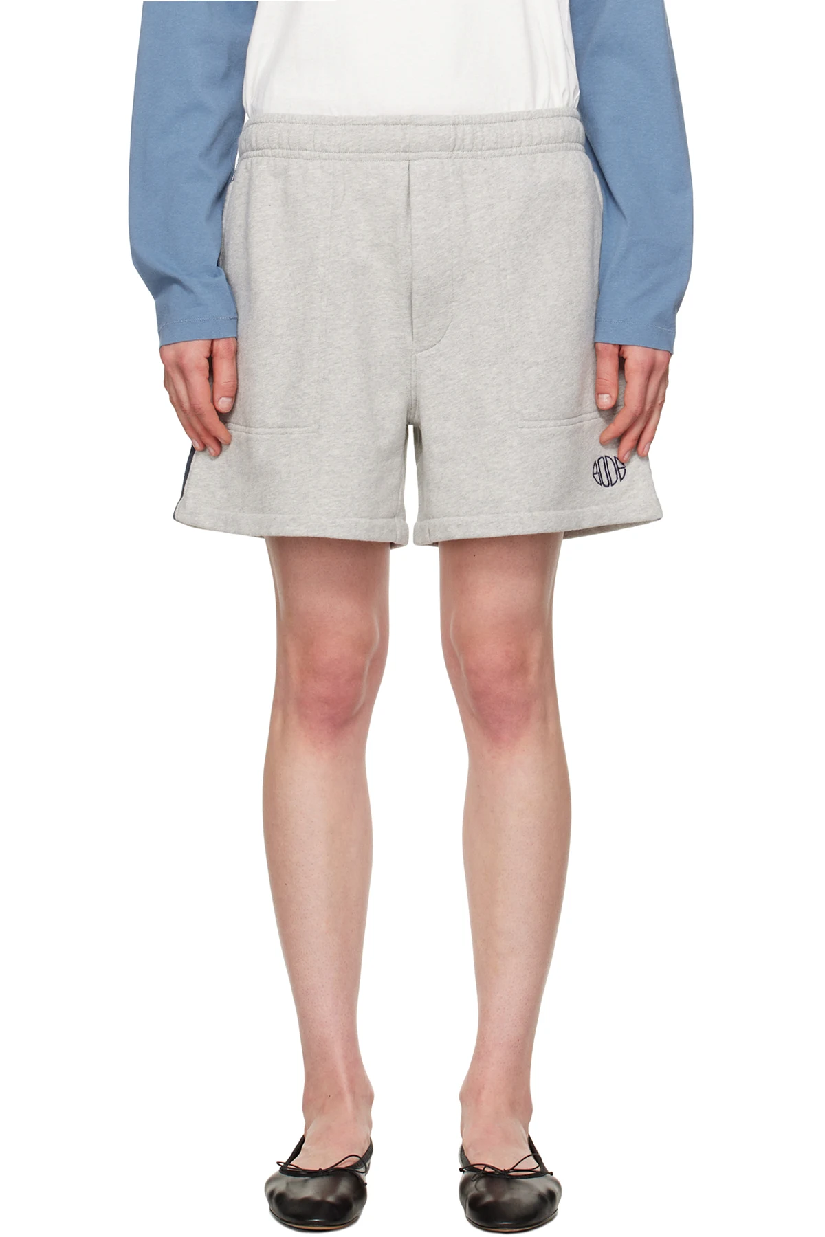 Gray Crew Sweat Shorts
