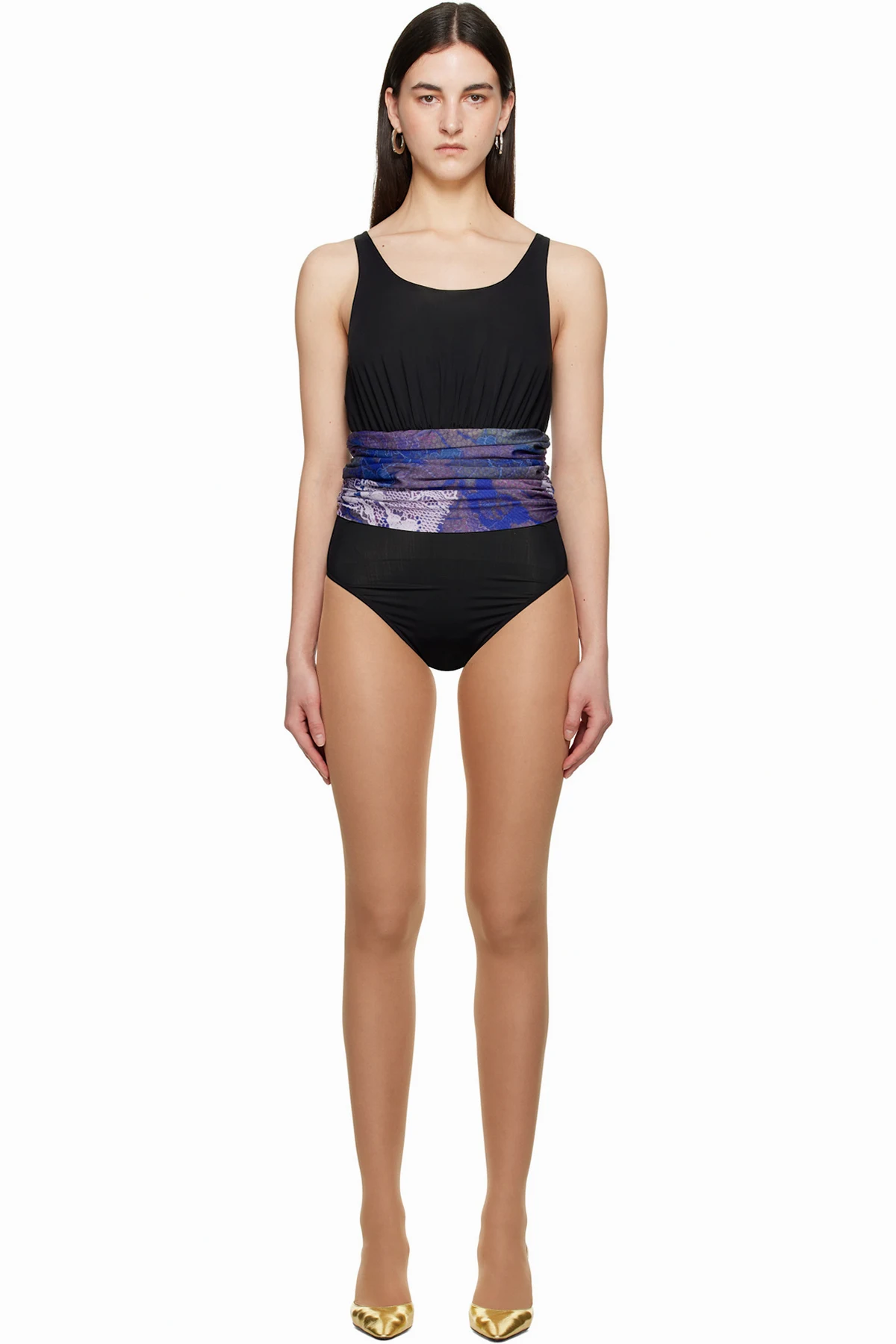 Black & Blue Anouska Swimsuit