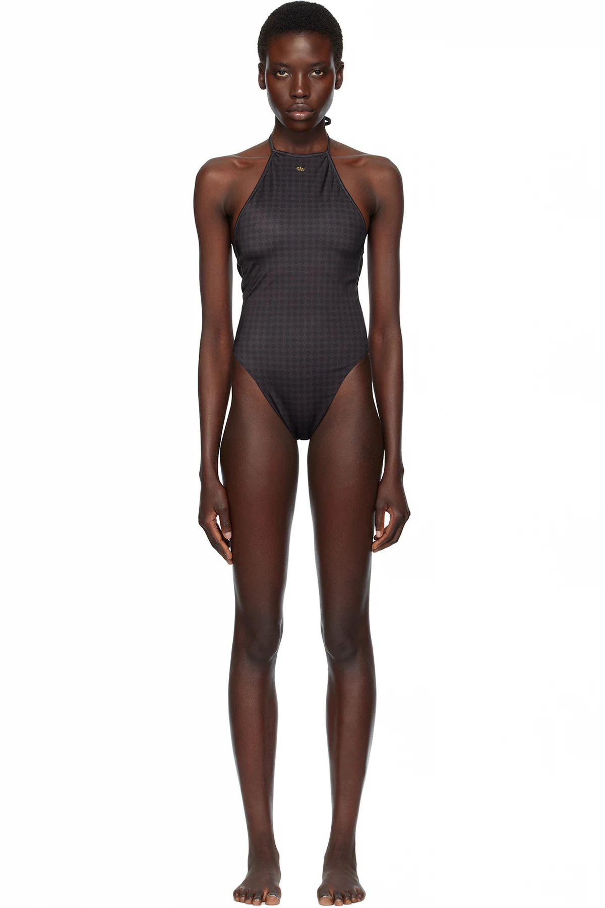 Black MA Quad One Piece Swimsuit