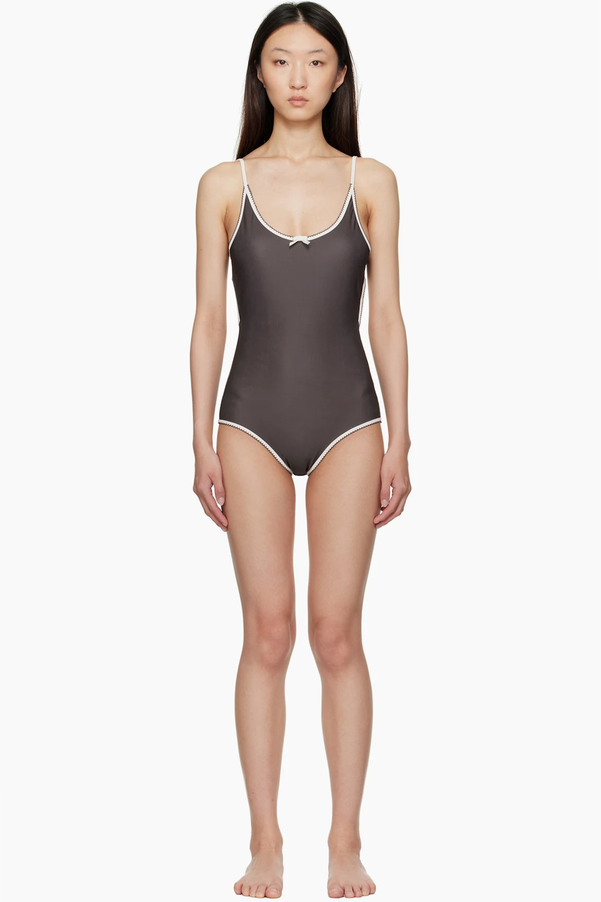 Brown Bellini Bikini Edition Bow Swimsuit