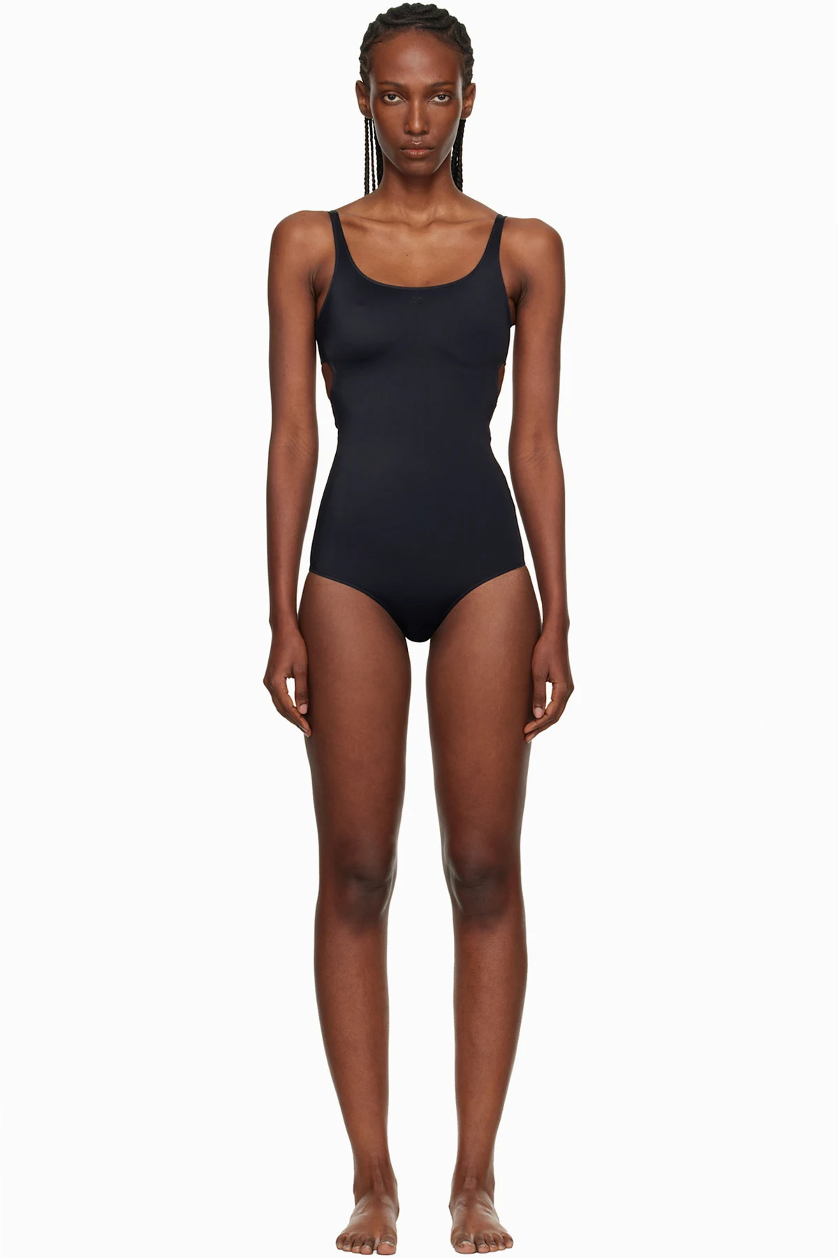 Black Cut-Out Swimsuit