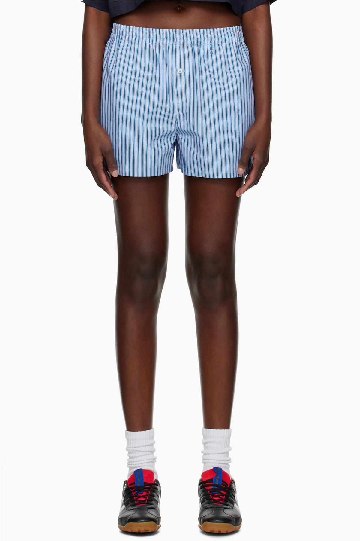 Blue Stripe Classic Shorts