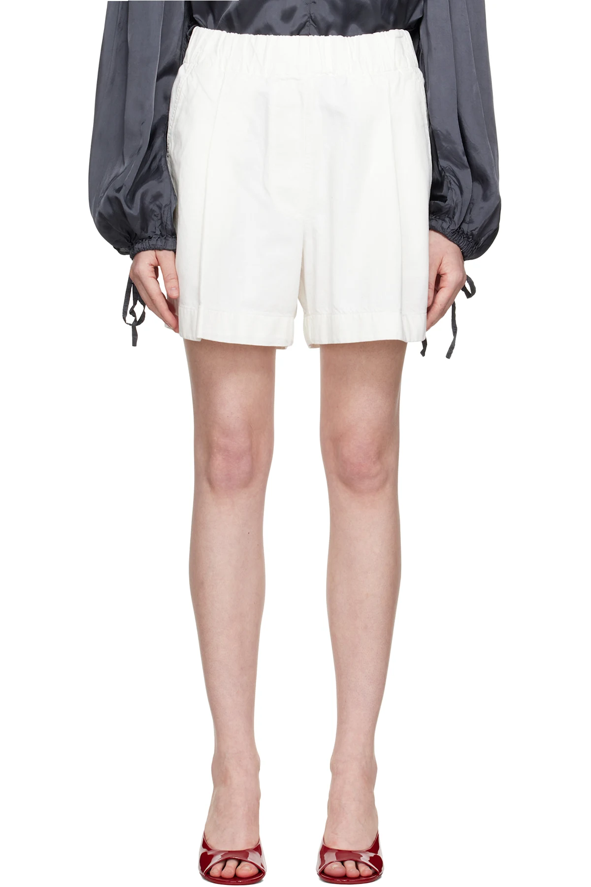 Off-White Wide Denim Shorts