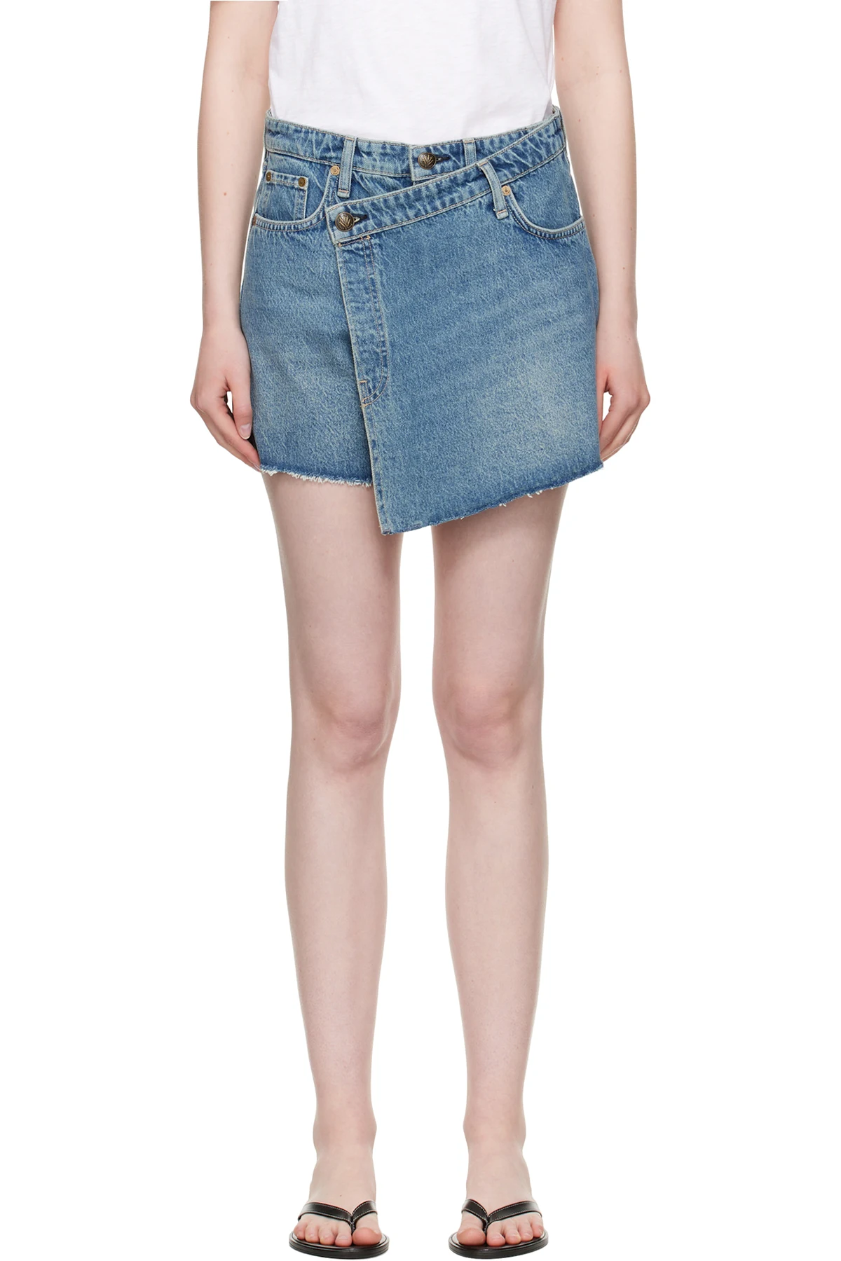 Blue Belinda Denim Mini Skort