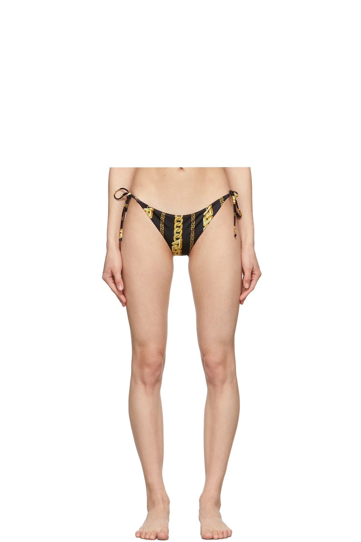 Black Chain Bikini Bottoms