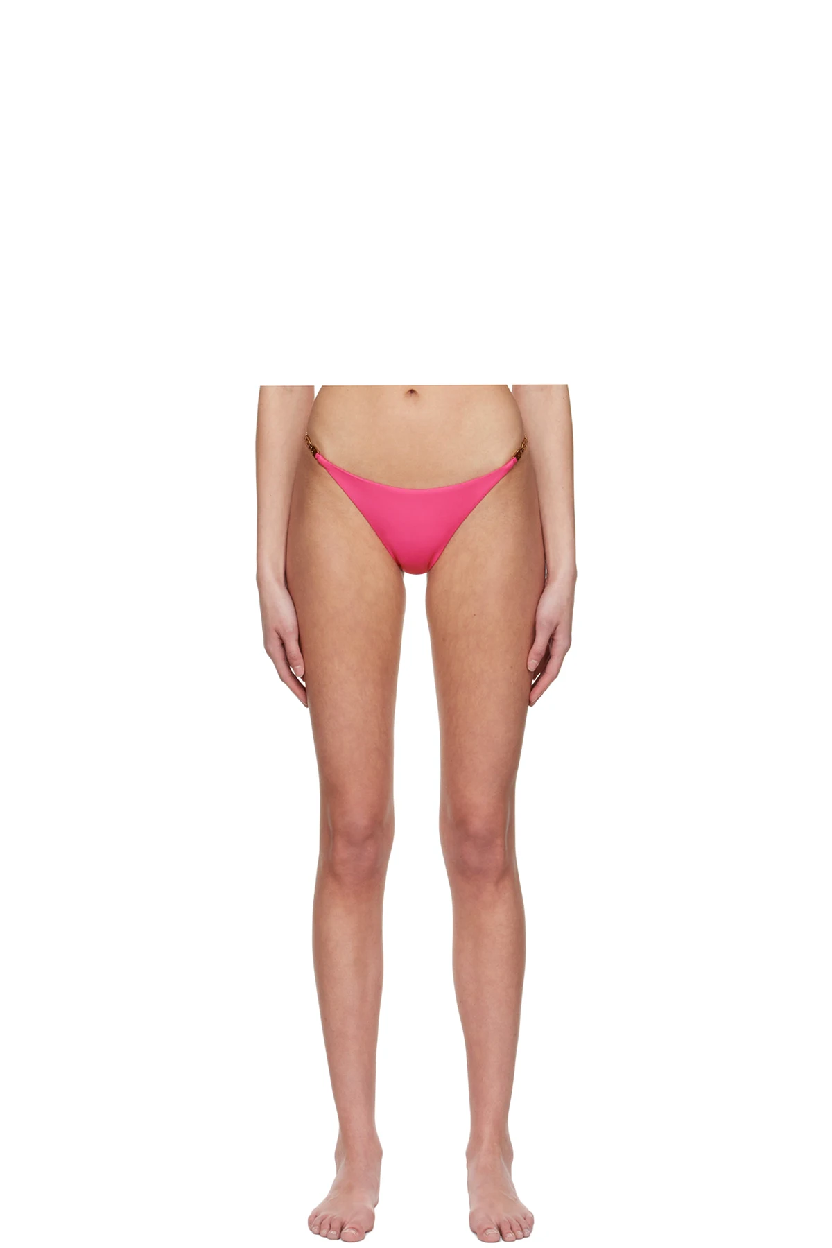 Pink Greca Bikini Bottoms