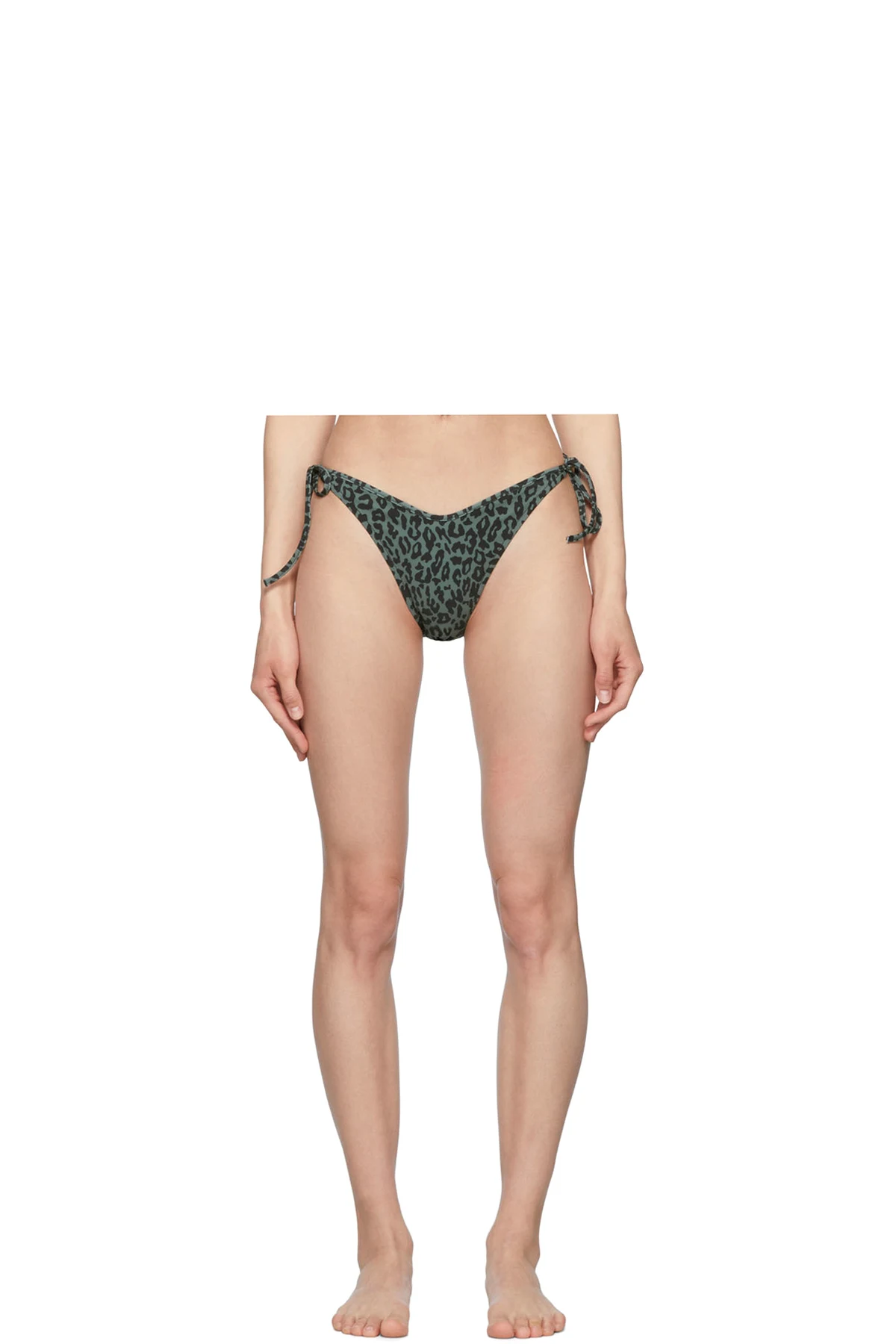 Black Polyester Bikini Bottom
