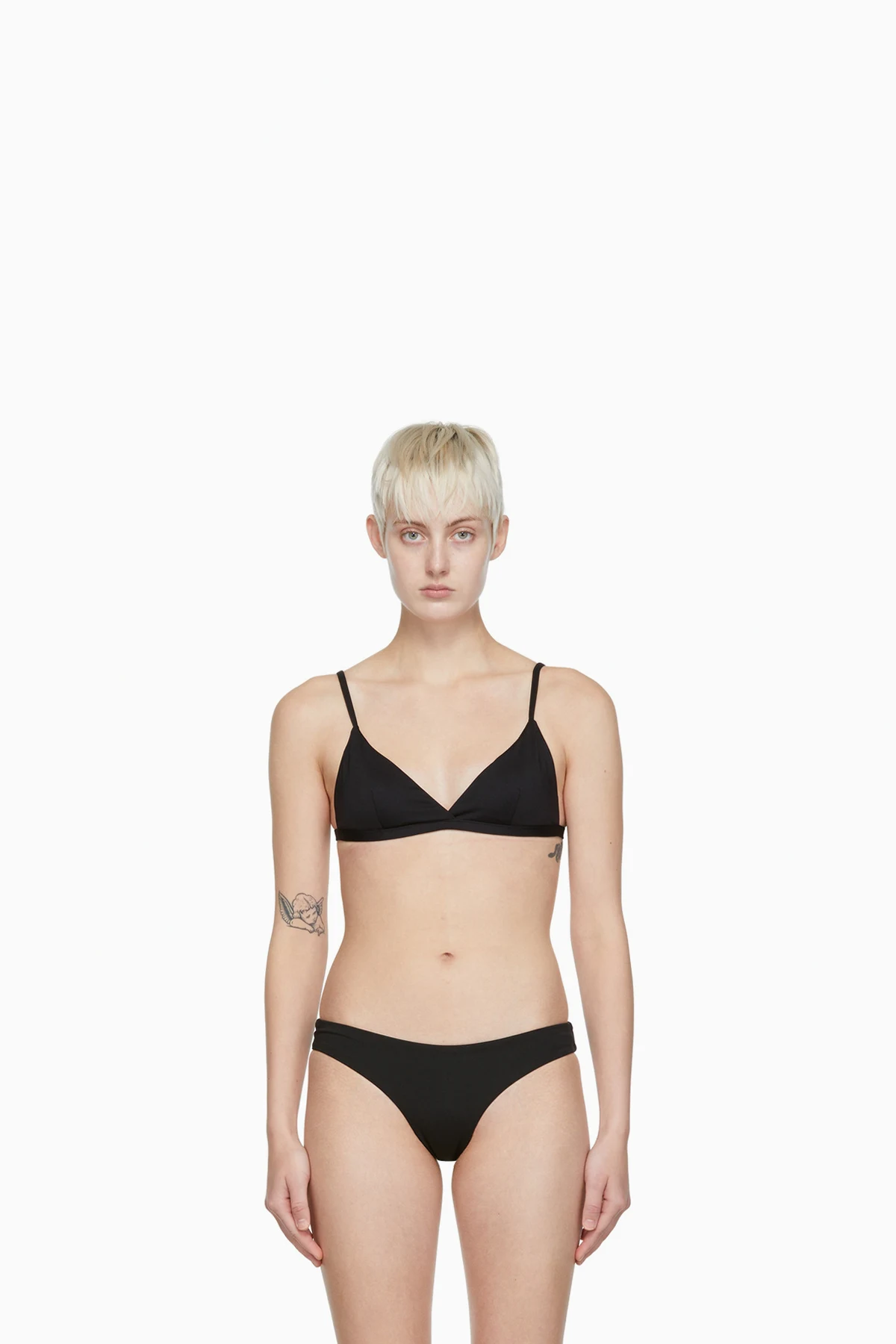 Black Genoa Bikini Top