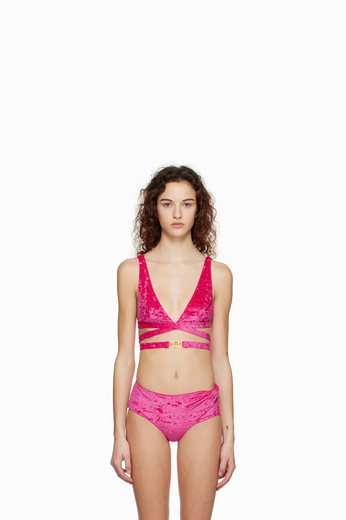 Pink Medusa Biggie Bikini Top