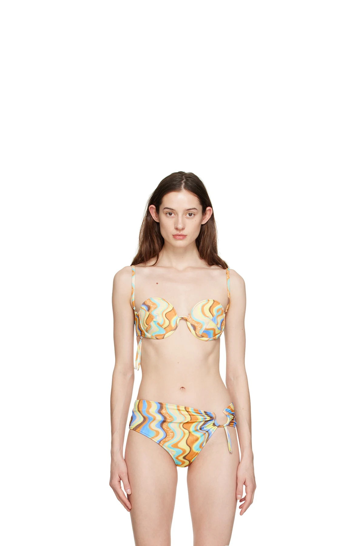 Multicolor Le Raphia 'Le Haut De Maillot Aouro' Bikini Top