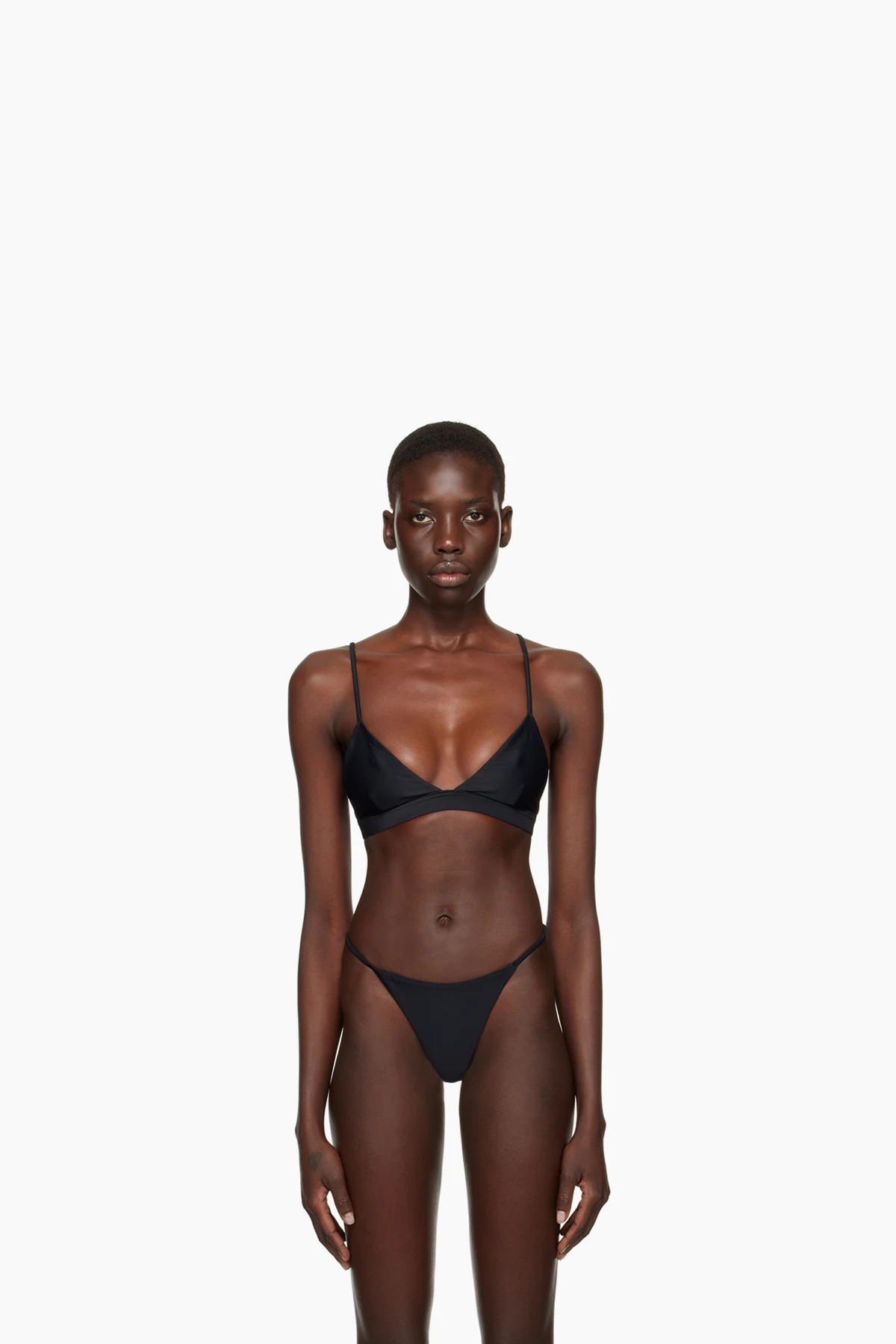 Black Triangle Bikini Top