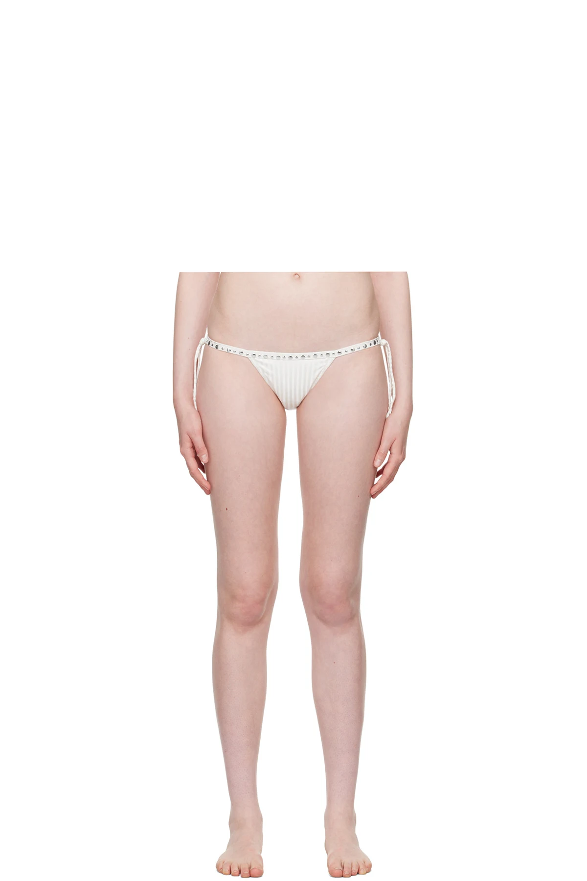 White Nina Bikini Bottom