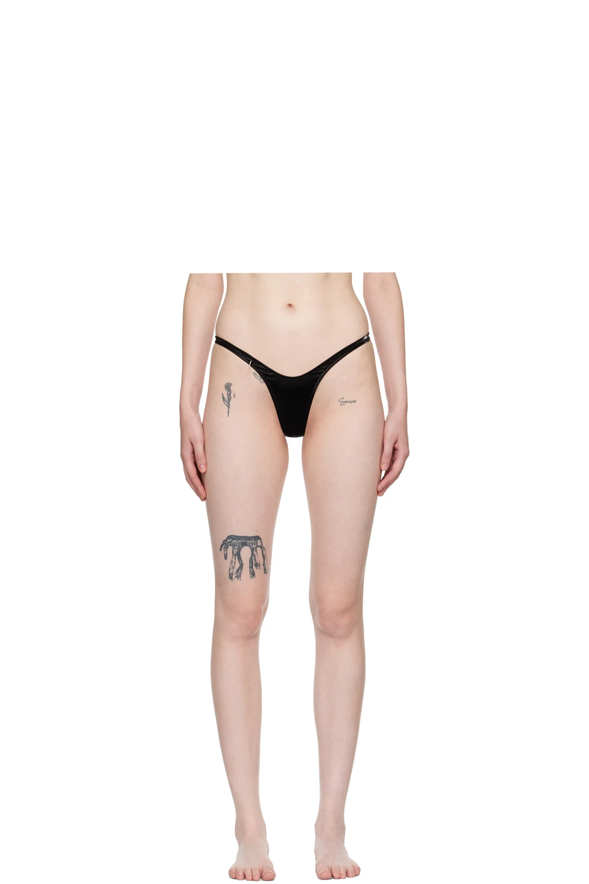 Black Team Bikini Bottoms