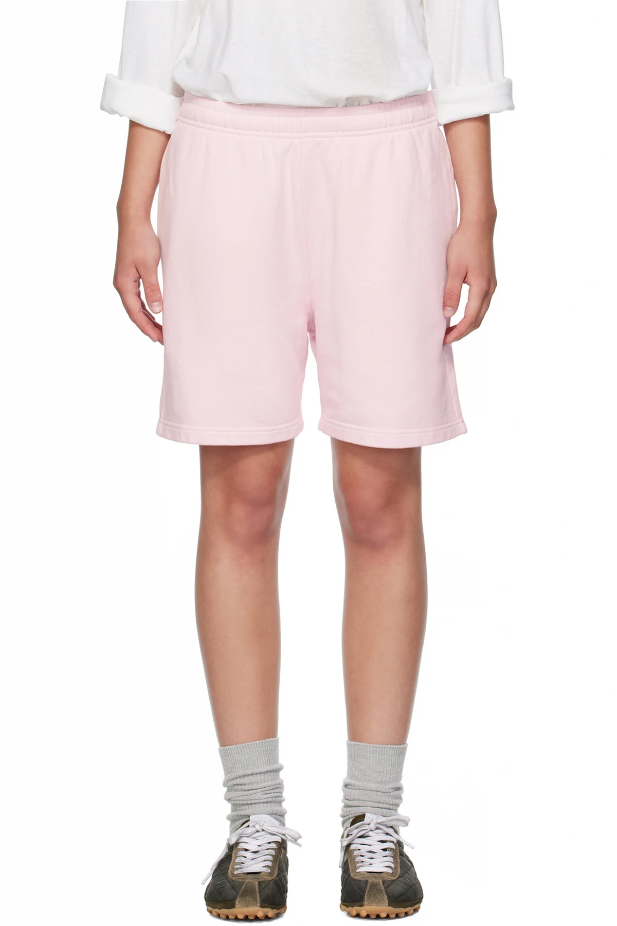 Pink Fleece Shorts