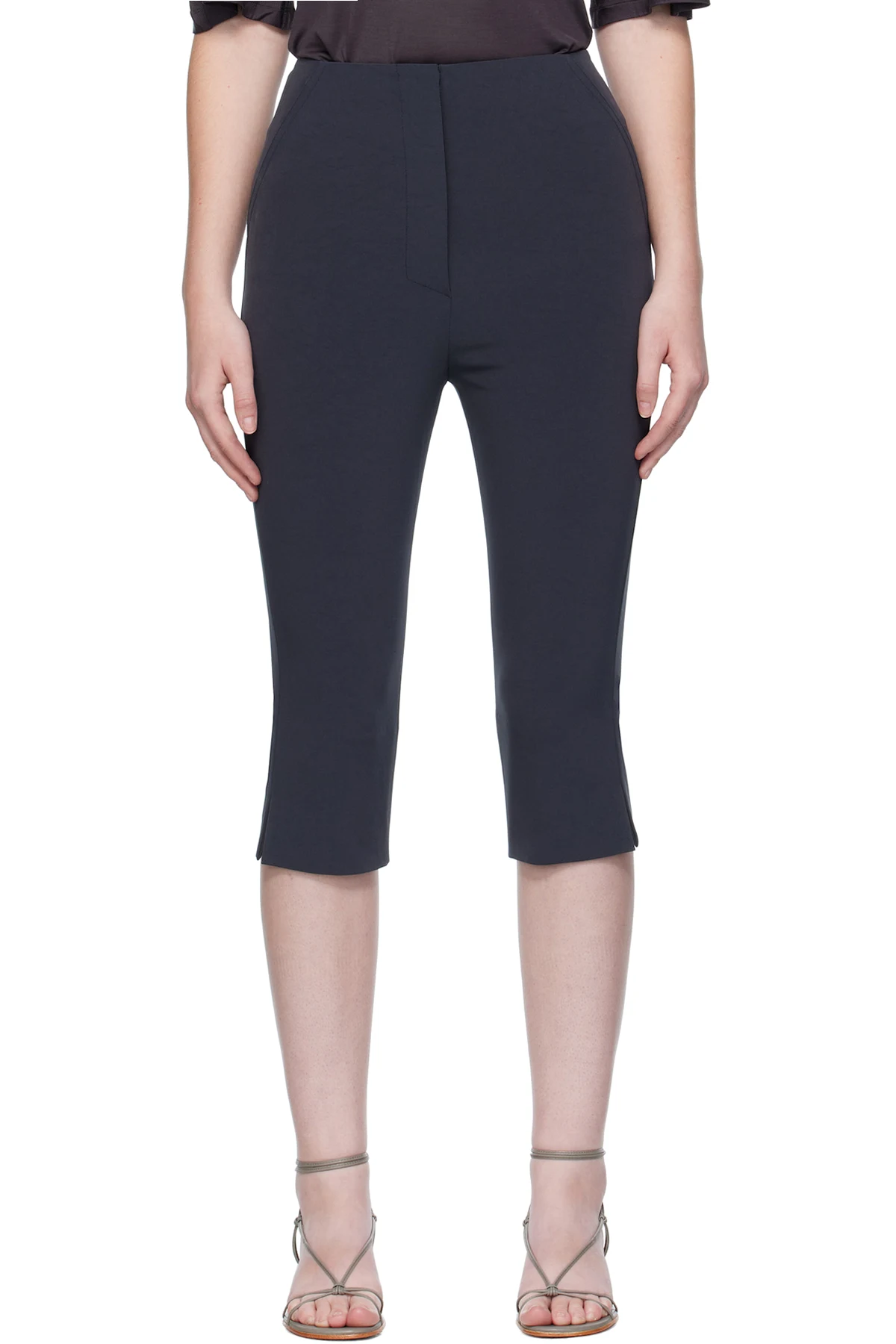 Blue Saoirse Capri Shorts