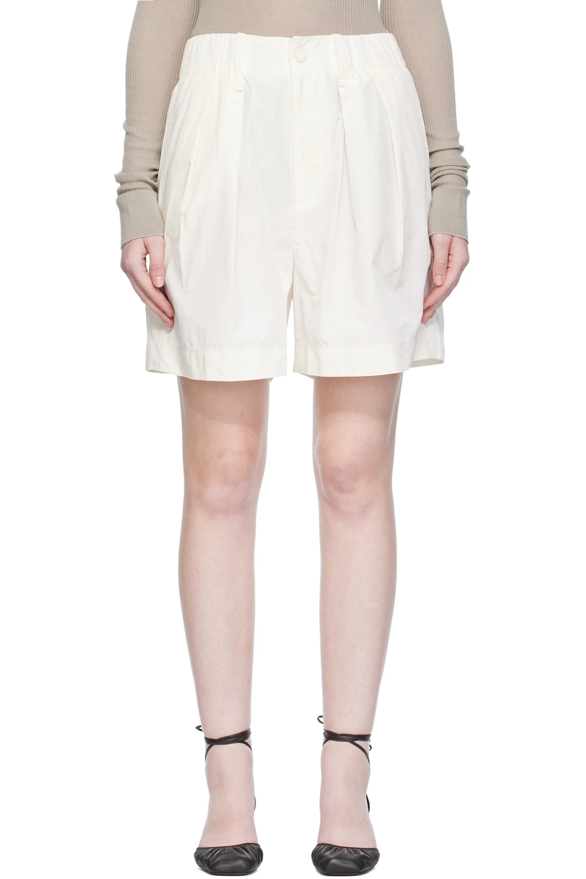 Off-White Crumpled U Shorts