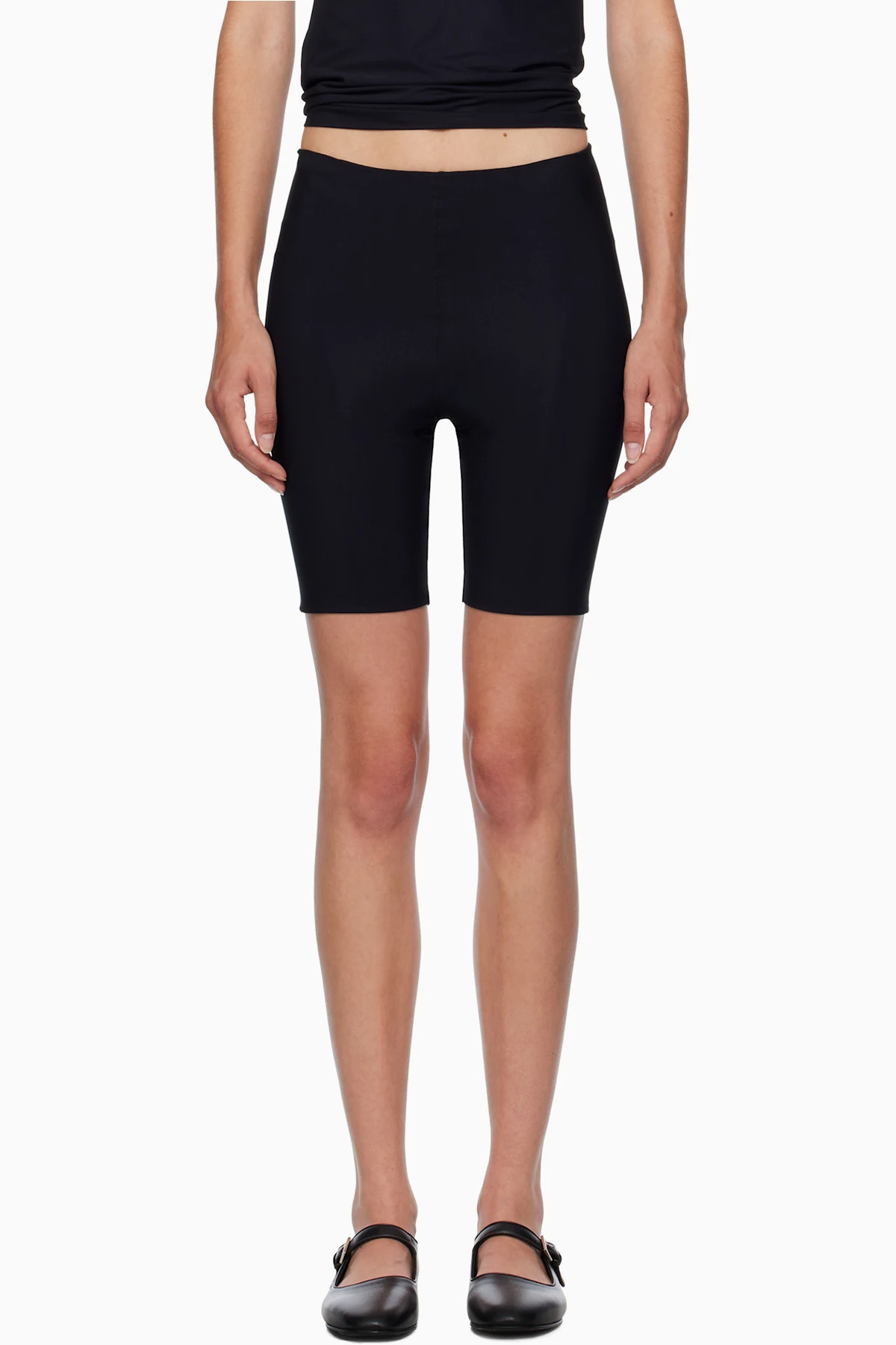 Black Second Skin Shorts