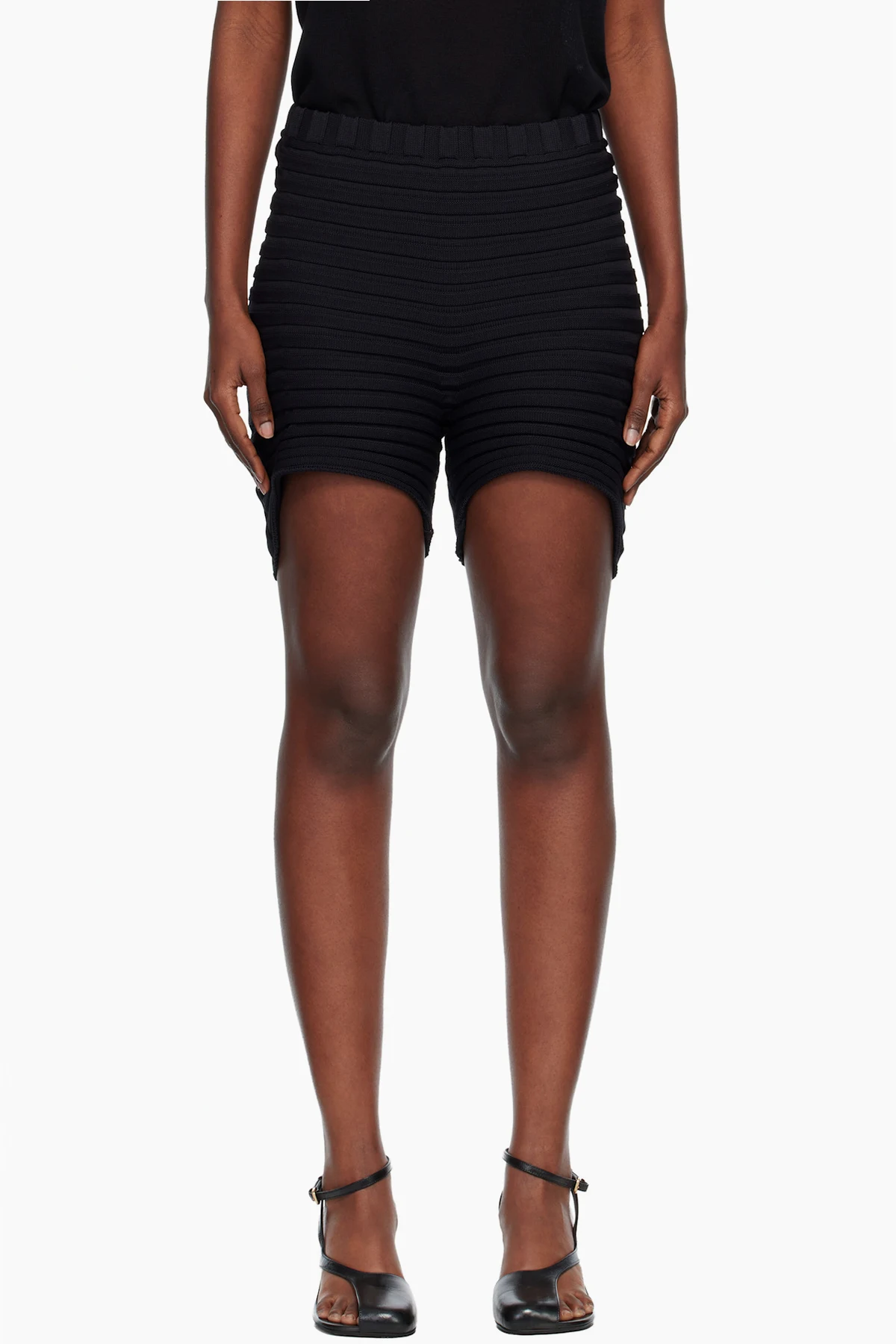 Black Knit 'As It Is' Shorts